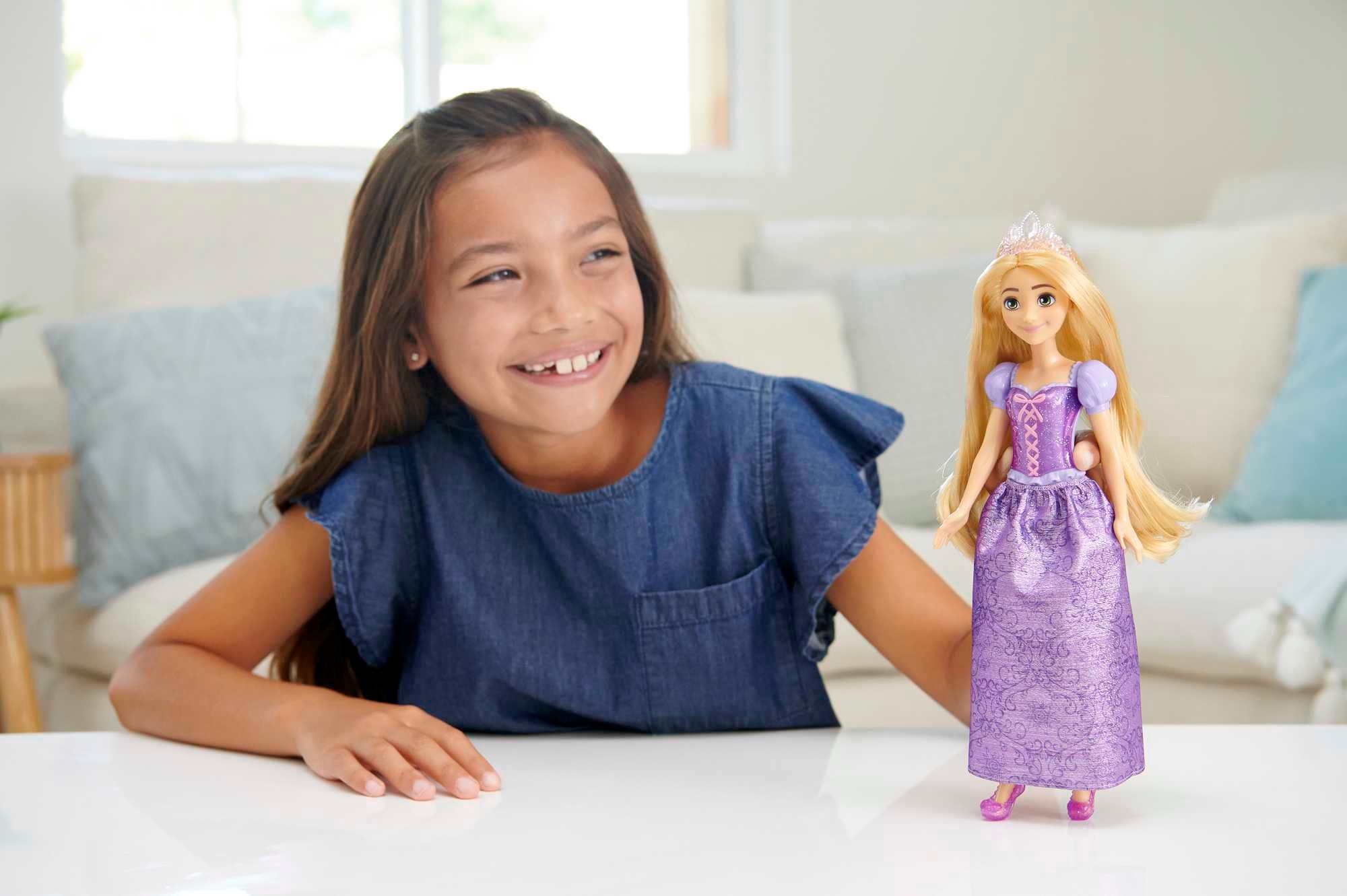 Produktbild Disney Prinzessin-Spielzeug, Rapunzel-Modepuppe mit Accessoires 3 von 6