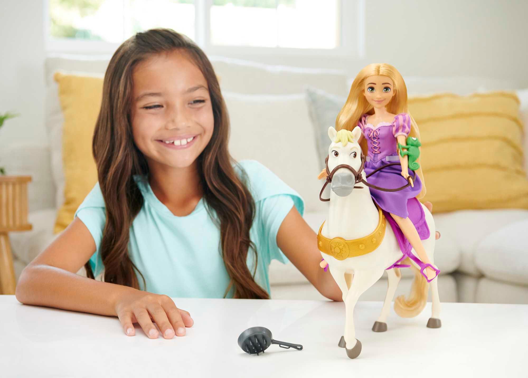 Produktbild Disney Princess Rapunzel&Maximus Spielfiguren mit Bratpfannenbürste 2 von 6