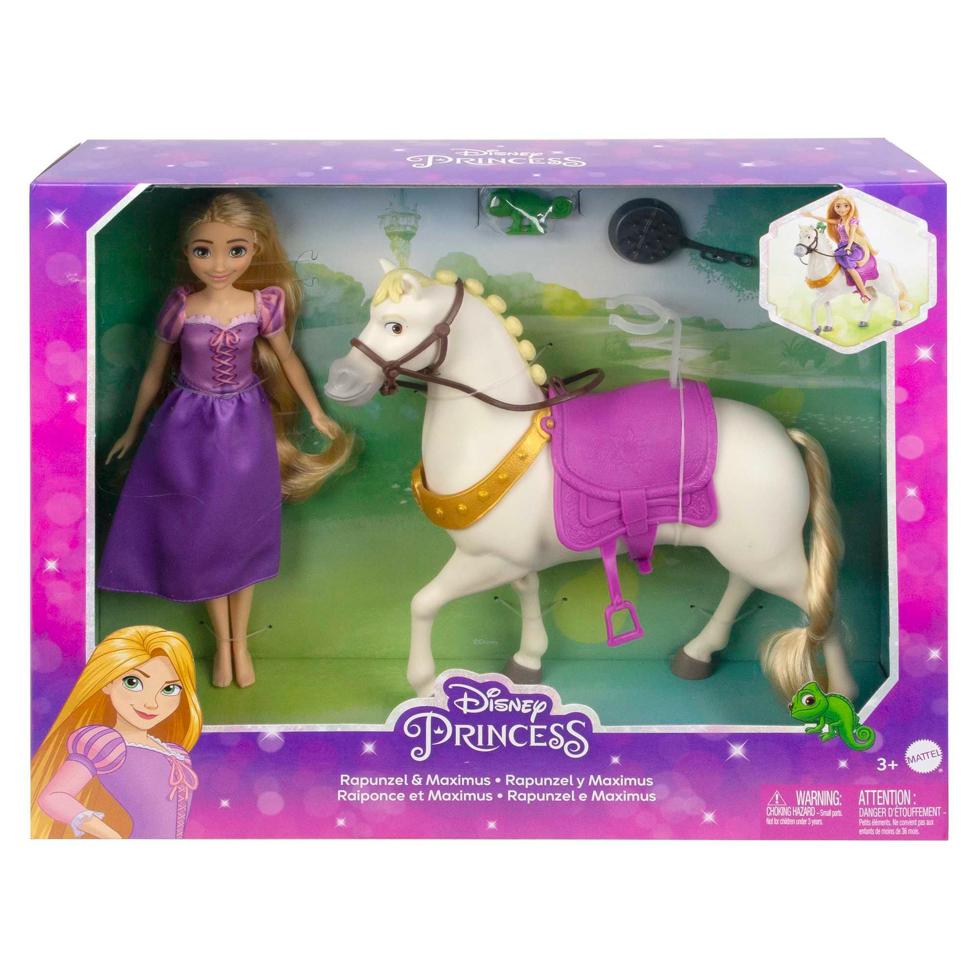 Produktbild Disney Princess Rapunzel&Maximus Spielfiguren mit Bratpfannenbürste 6 von 6
