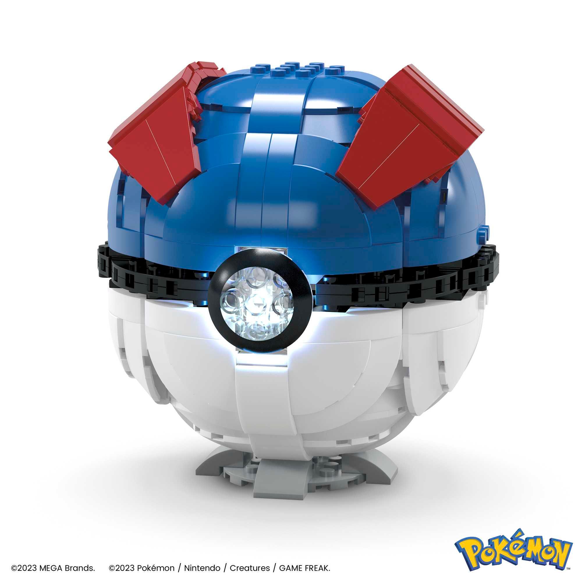 Produktbild MEGA Pokémon Jumbo Superball Bauset mit Lichtern (299 Teile), für Sammler 5 von 6