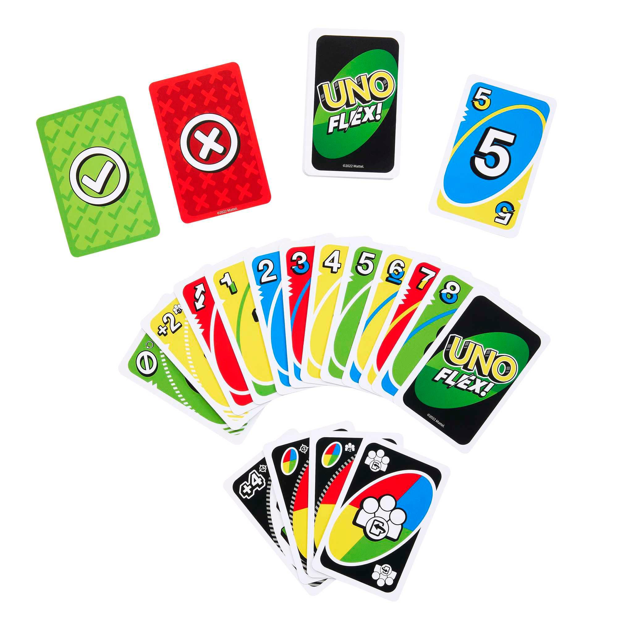Produktbild Mattel Games UNO Flex, Kartenspiel, Familienspiel 2 von 6