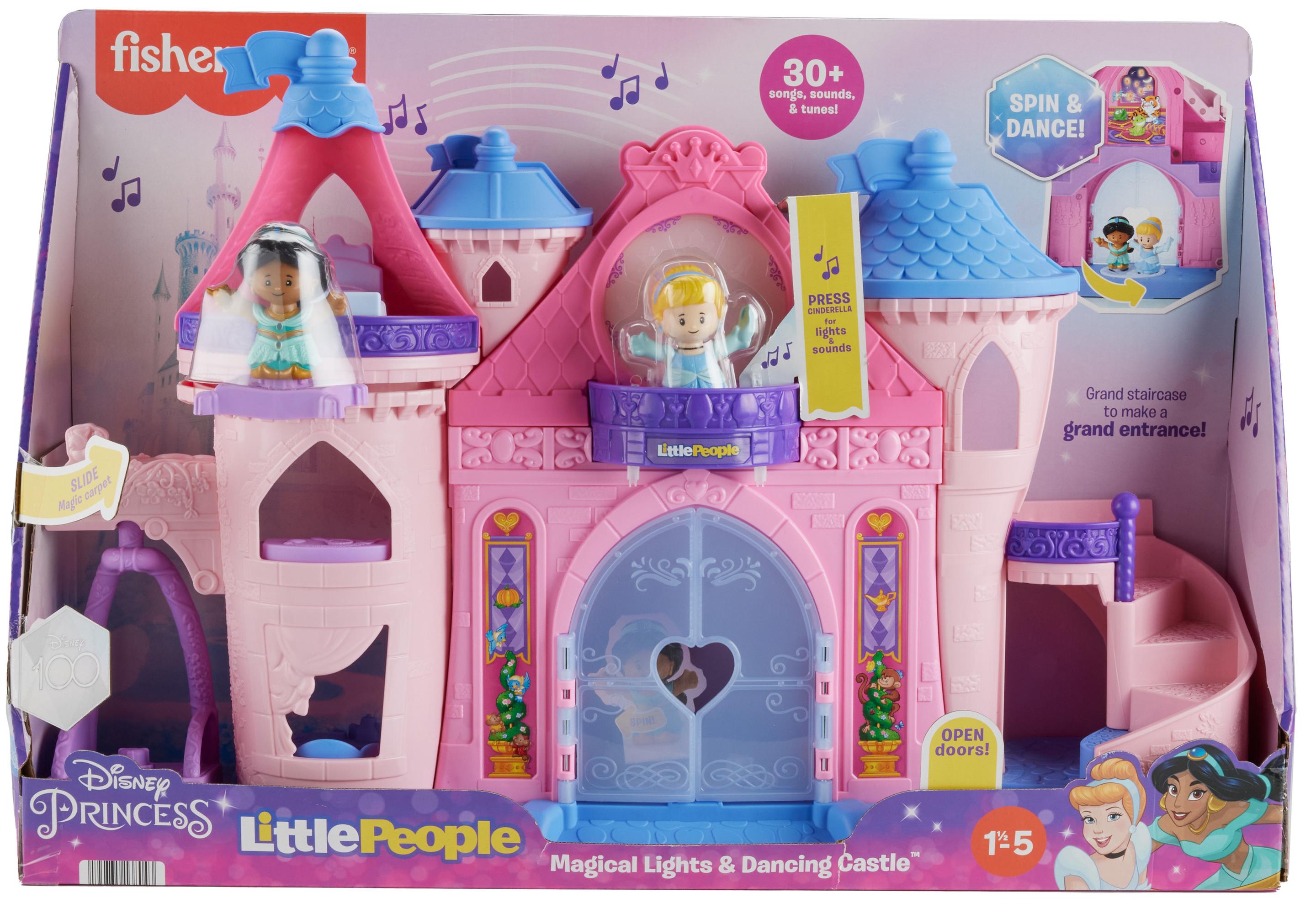 Produktbild Disney-Prinzessin Spielset für Kleinkinder von Little People, Magische Lichter und Tanz-Schloss mit 2 Figuren 6 von 6