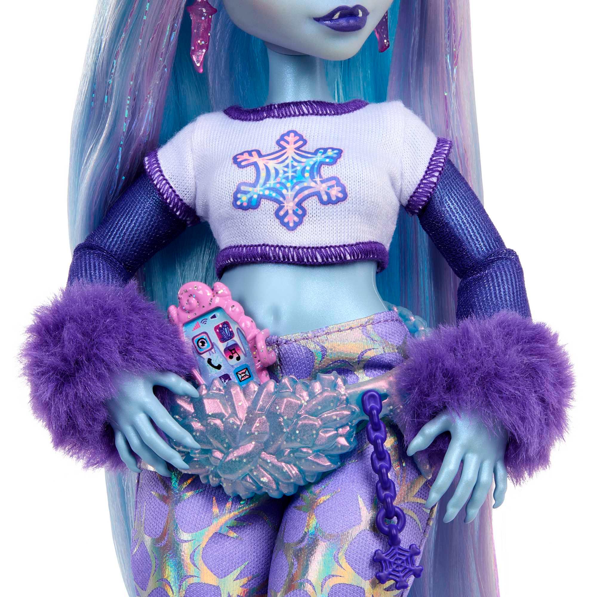 Produktbild Monster-High-Puppe, Abbey Bominable Yeti-Modepuppe mit Accessoires 3 von 6