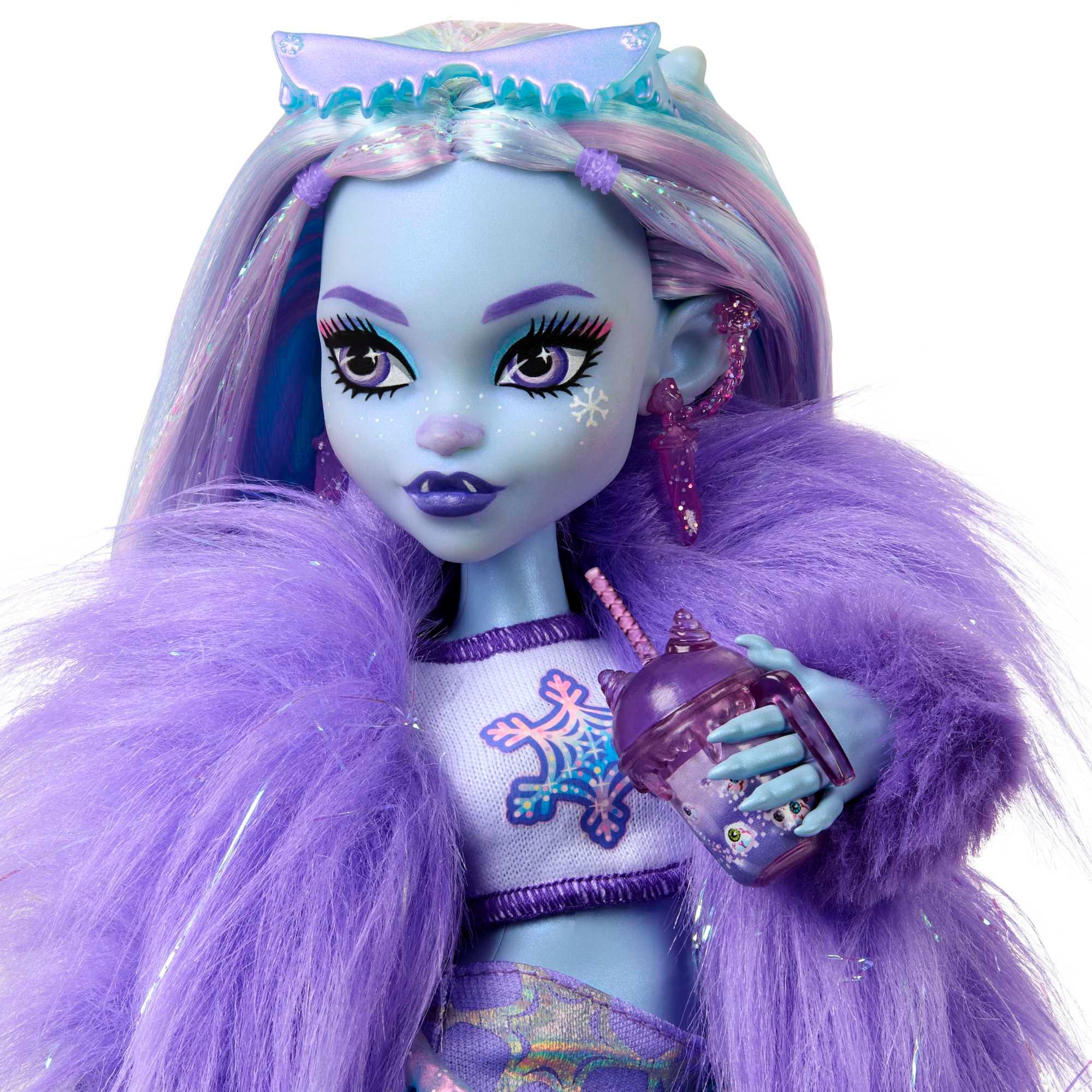 Produktbild Monster-High-Puppe, Abbey Bominable Yeti-Modepuppe mit Accessoires 4 von 6
