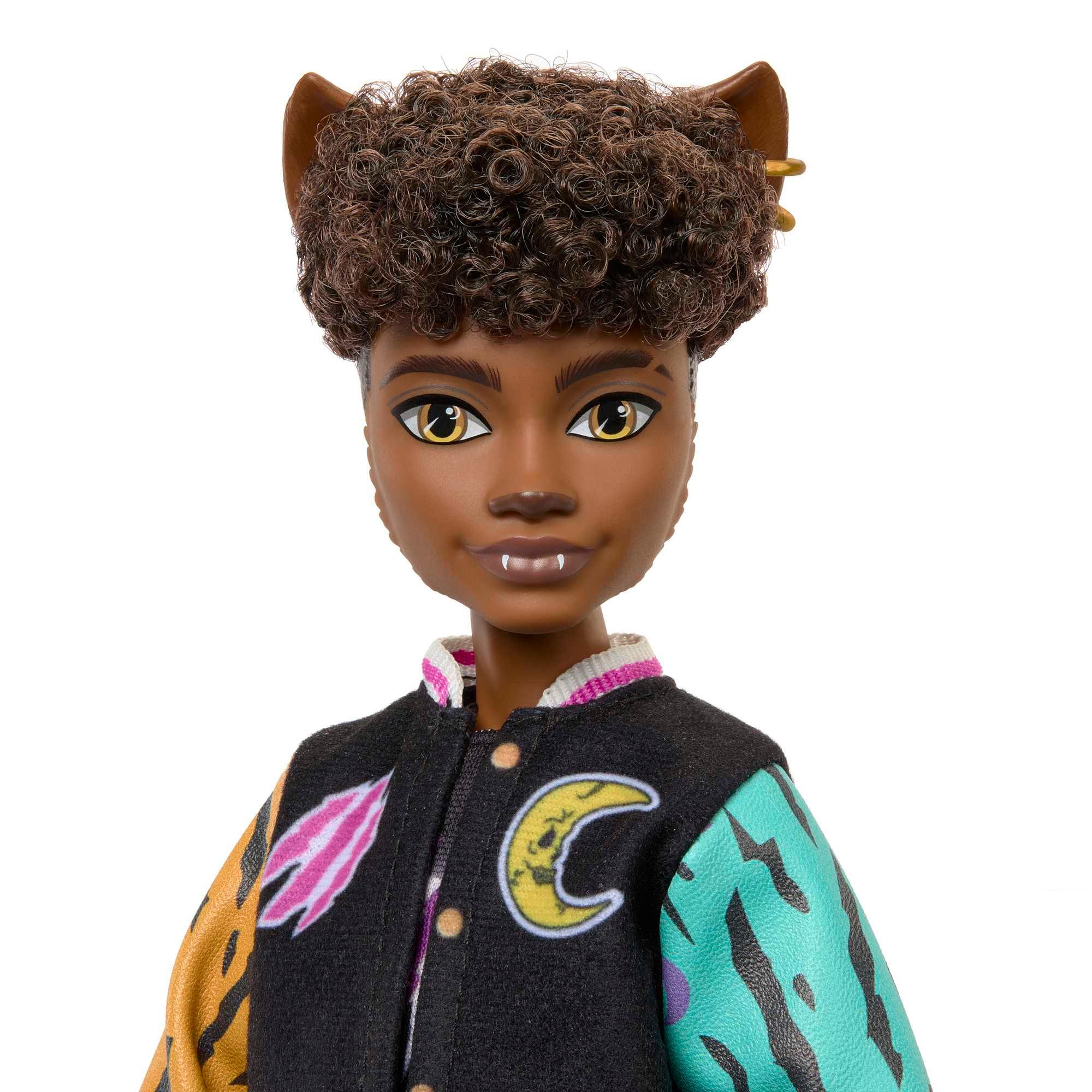 Produktbild Monster High-Puppe, Clawd Wolf-Puppe mit Gargoyle-Bulldogge als Haustier und Zubehör 3 von 6
