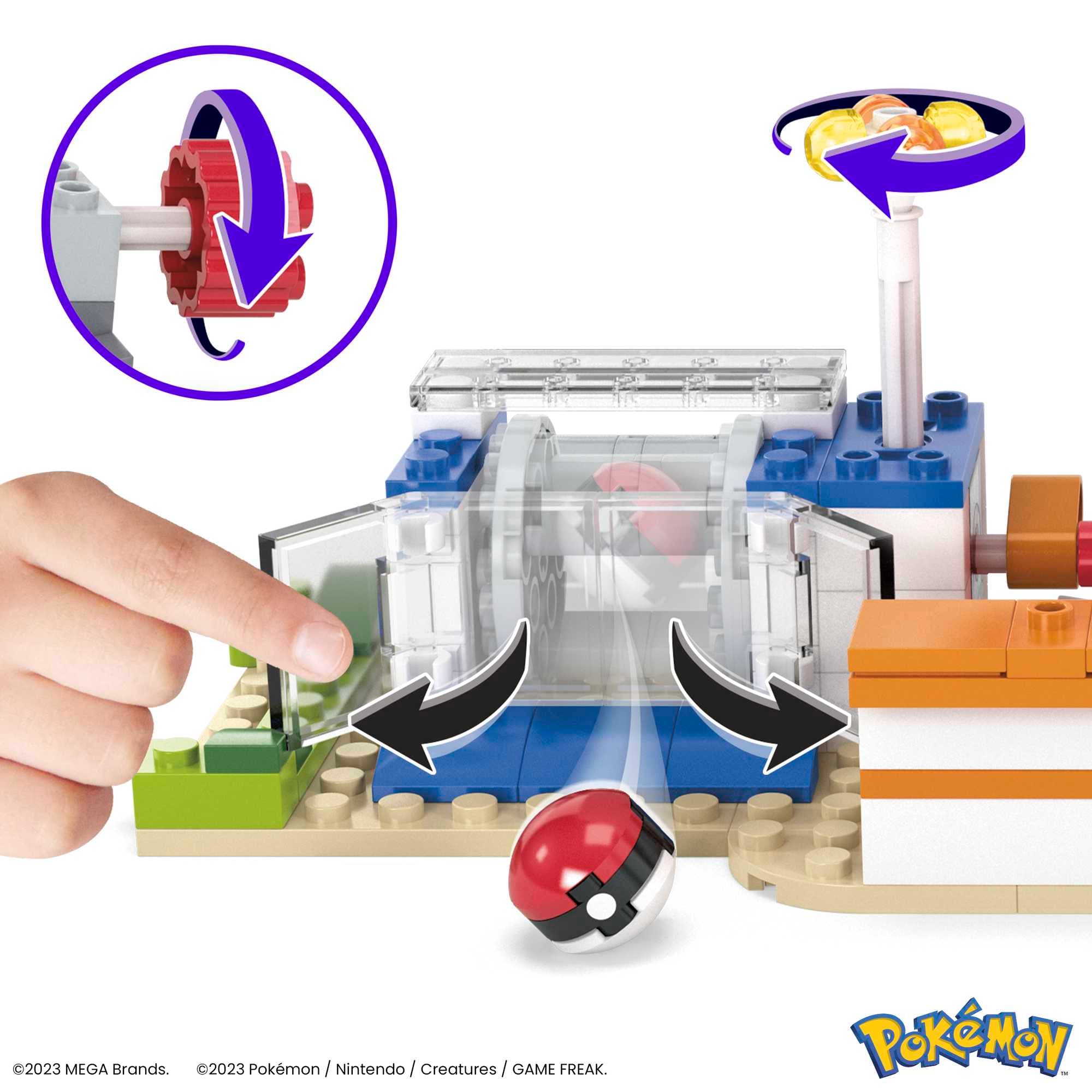 Produktbild MEGA Pokémon Bauspielzeug-Set, Waldspaß Pokémon-Center (648 Teile) mit 4 Actionfiguren 4 von 8