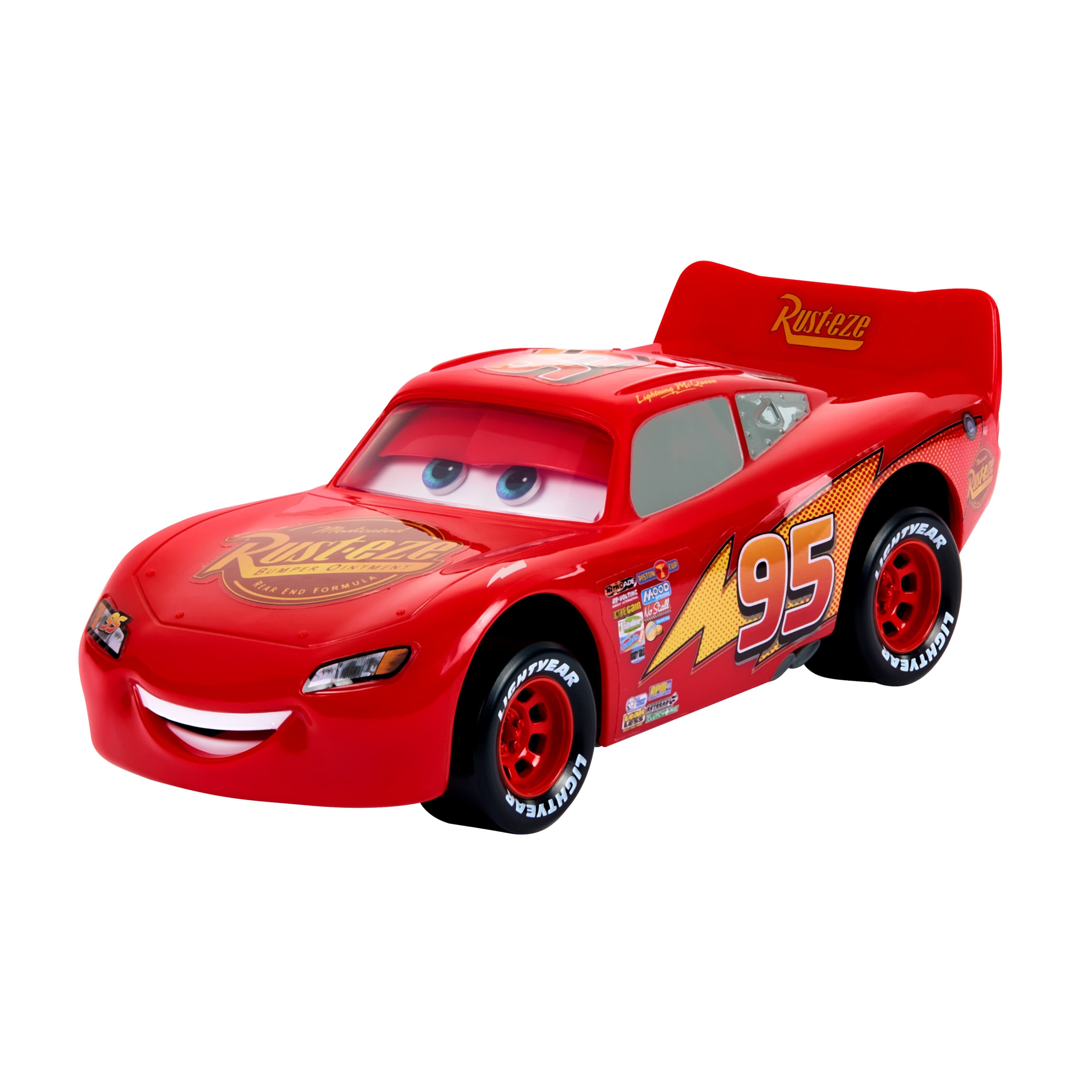 Disney und Pixar Cars Moving Moments Lightning McQueen Spielzeugauto mit Augen und Mund, die sich bewegen