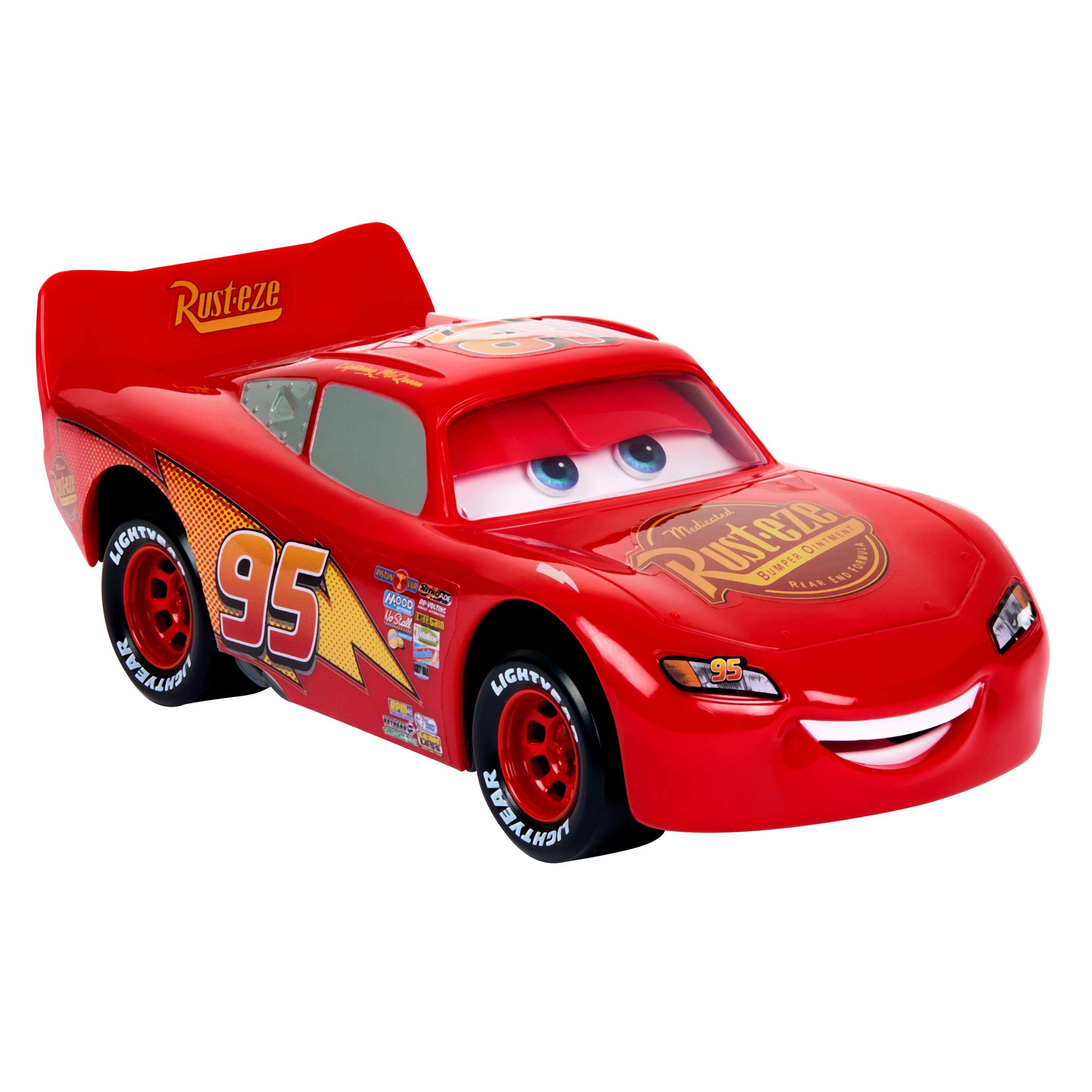 Produktbild Disney und Pixar Cars Moving Moments Lightning McQueen Spielzeugauto mit Augen und Mund, die sich bewegen 4 von 5