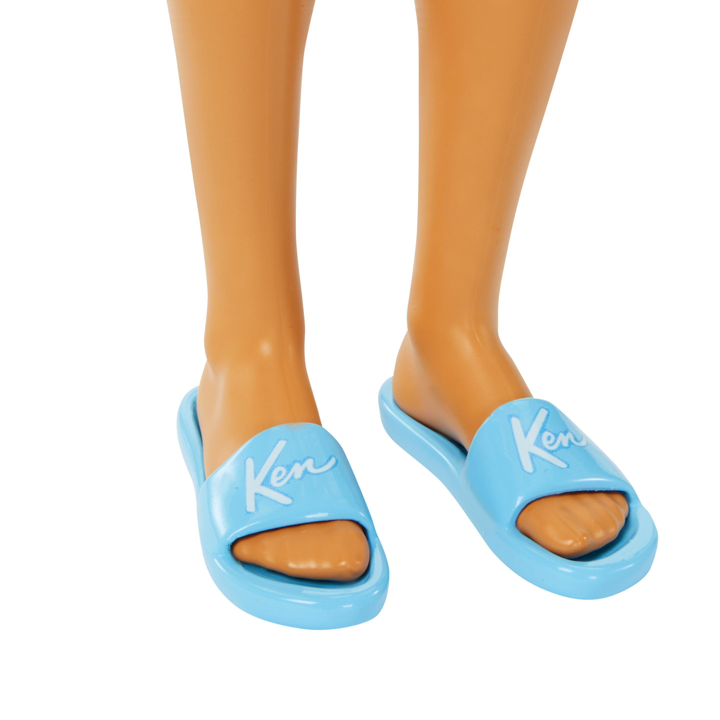 Produktbild Blonde Ken-Puppe mit Badehose und Strand-Accessoires 4 von 6