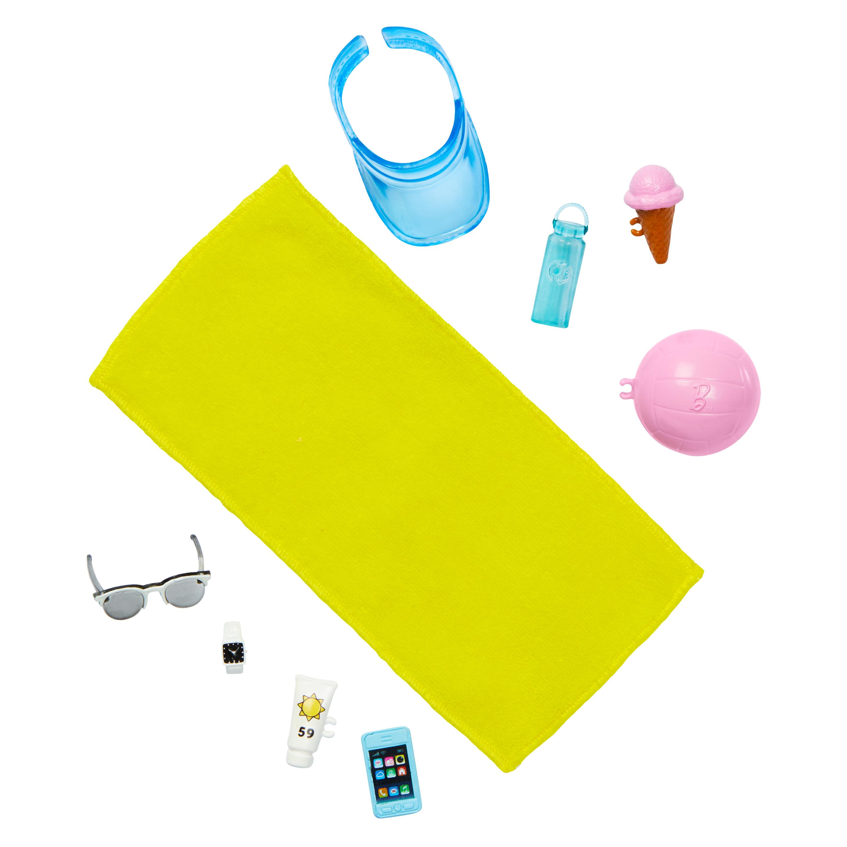 Produktbild Blonde Ken-Puppe mit Badehose und Strand-Accessoires 5 von 6