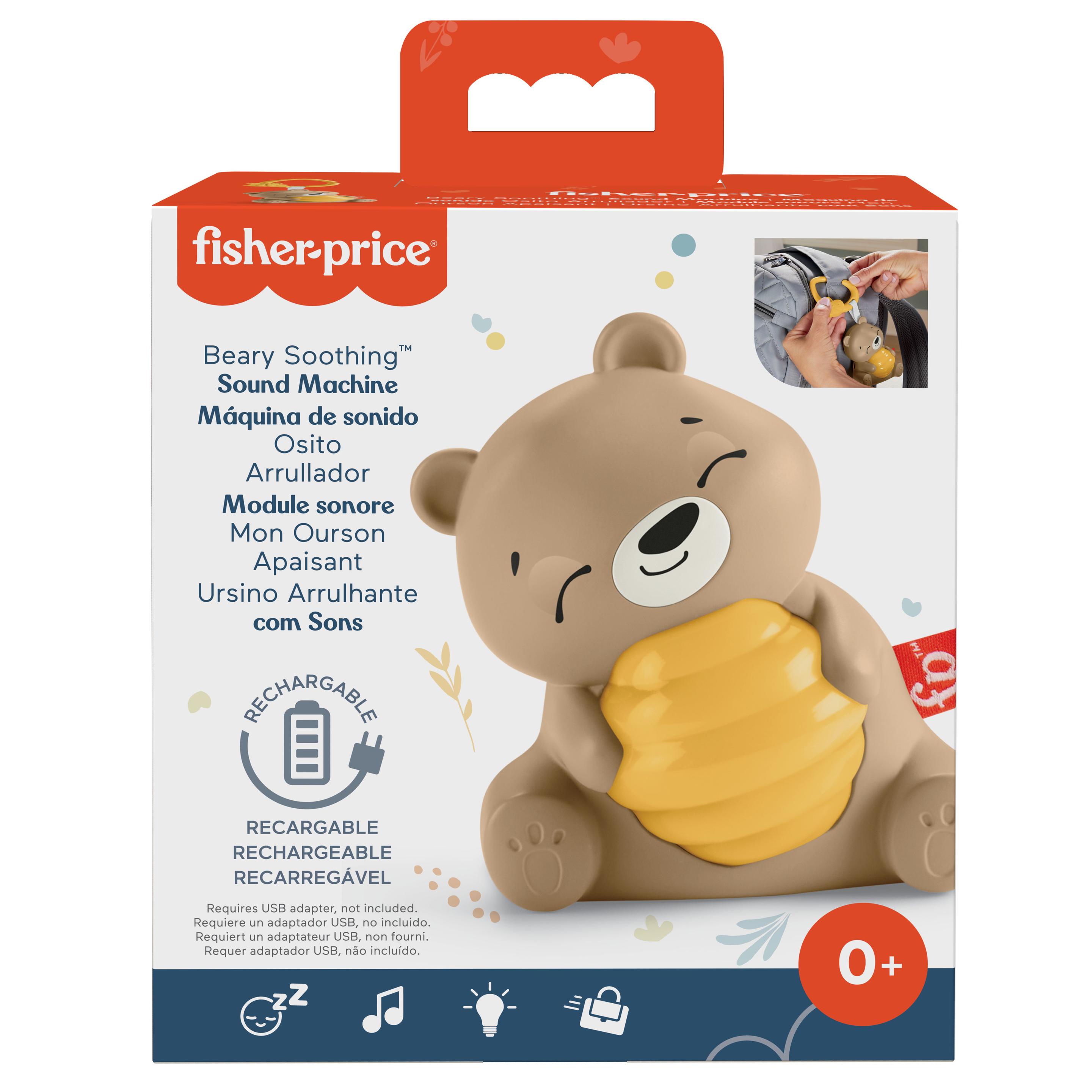 Produktbild Fisher-Price Beruhigendes Bärchen Spieluhr zum Mitnehmen für Babys mit einstellbarem Timer für Neugeborene 6 von 6