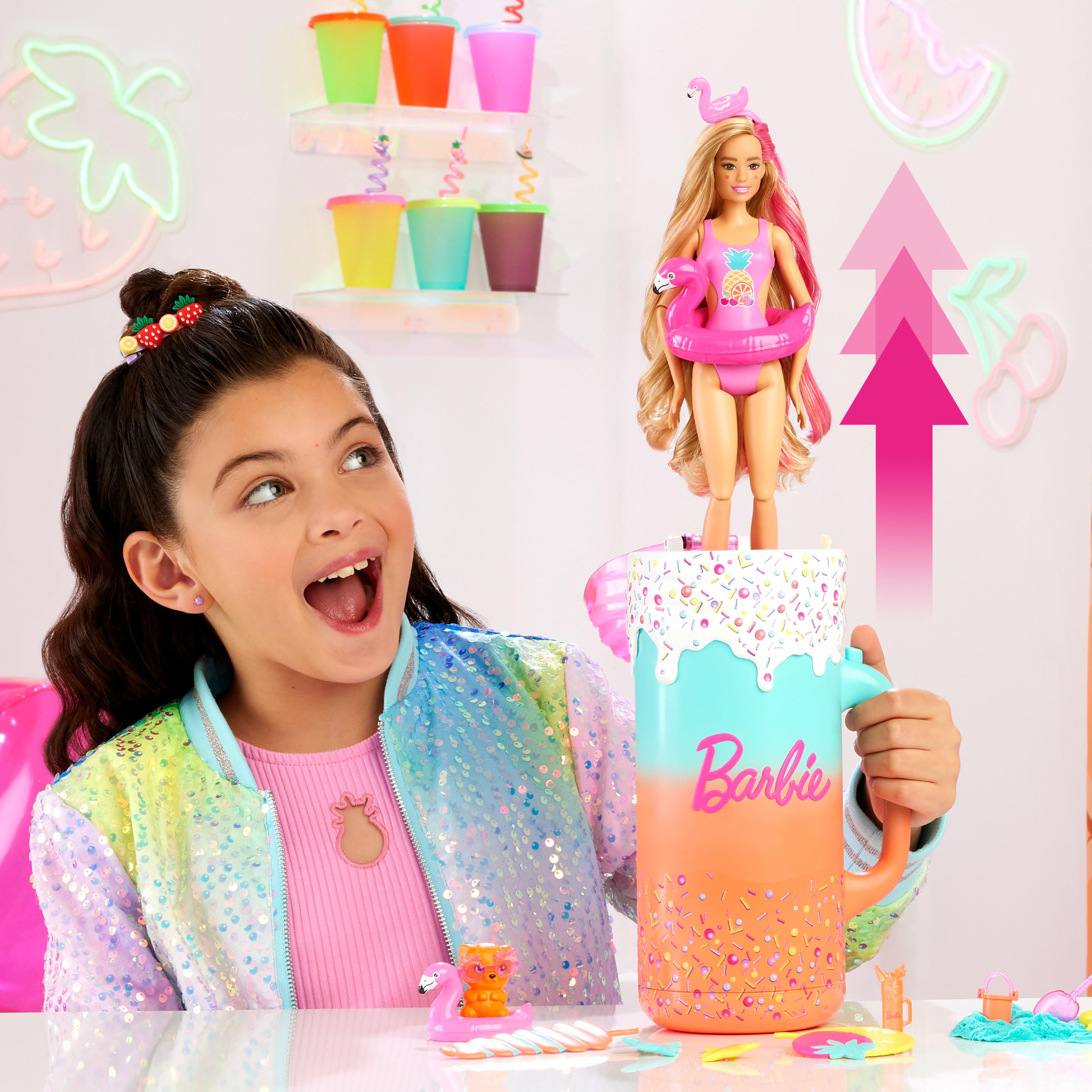 Produktbild Barbie Pop Reveal Rise&Surprise Geschenkset mit parfümierter Puppe, parfümiertem Squishy-Tier und vielem mehr, mehr als 15 Überraschungen 2 von 6