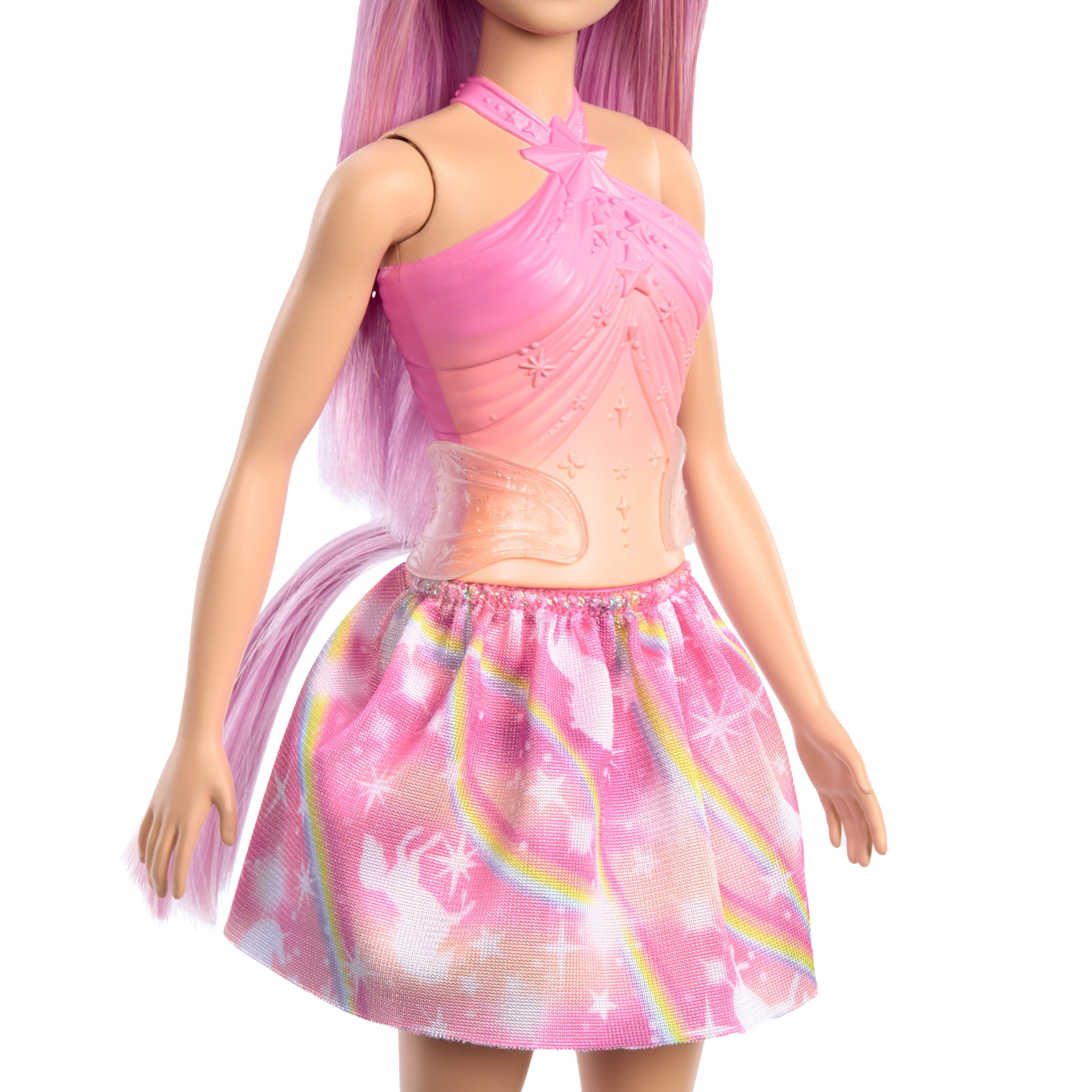 Produktbild Barbie Einhorn Puppen mit Fantasiehaaren, Outfits mit Farbverlauf und Einhorn-Accessoires 5 von 6