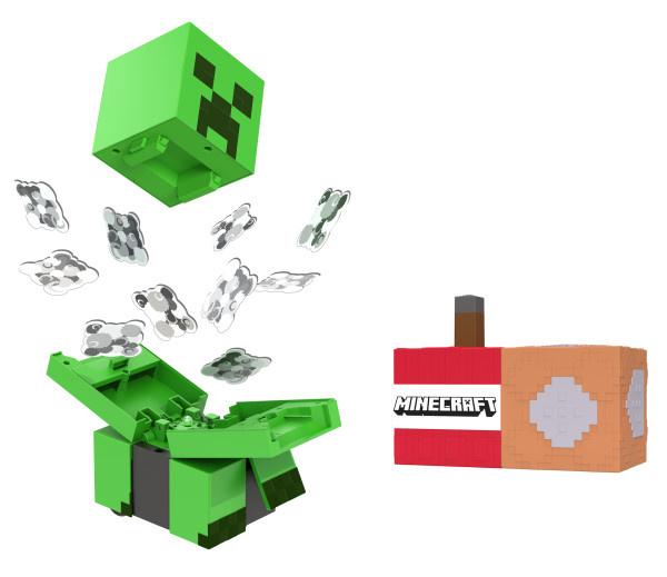 Produktbild MINECRAFT explodierender ferngesteuerter Creeper mit Lichtern und Geräuschen, 10 Explosionspartikel und DLC-Code 6 von 6