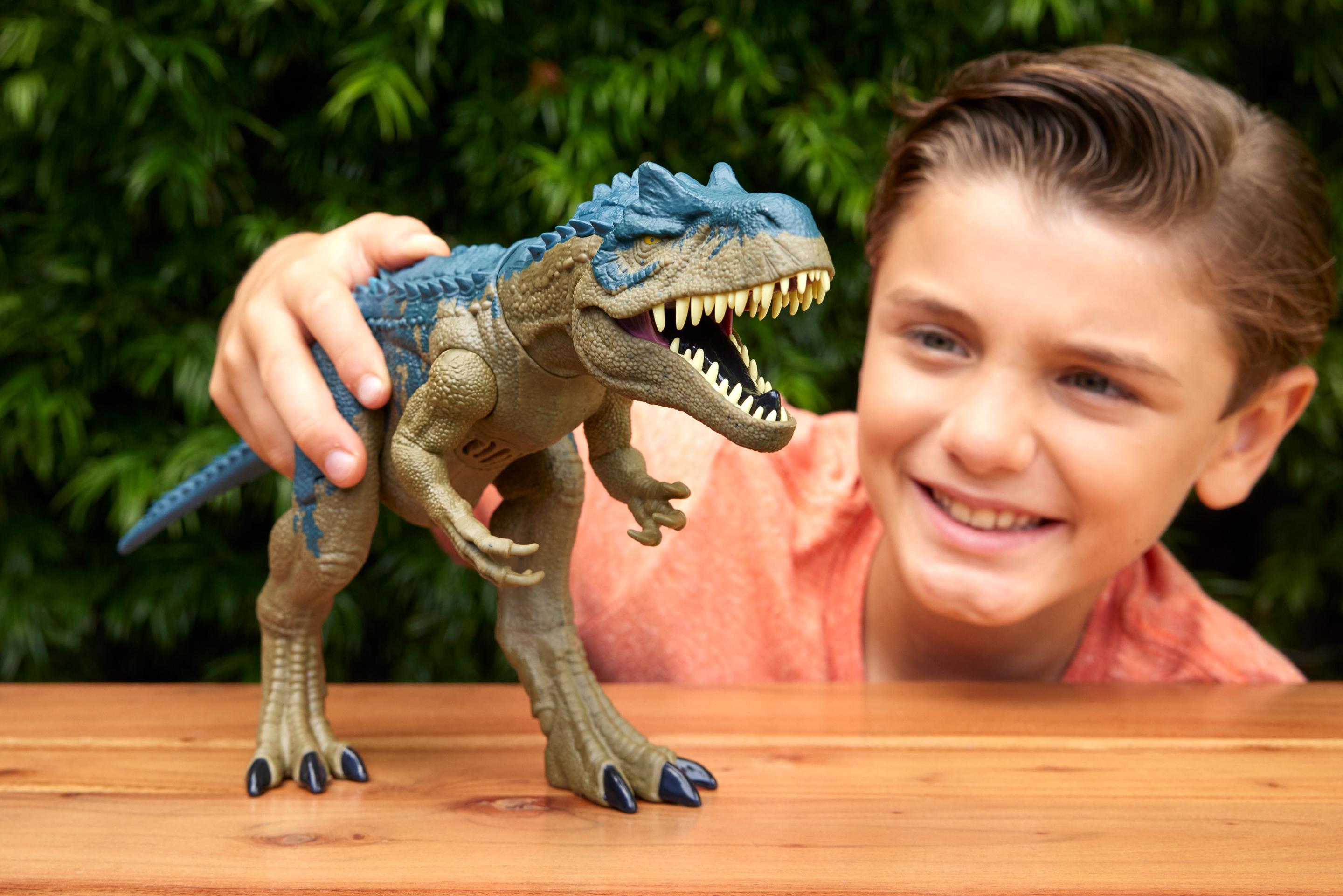 Produktbild Jurassic World Ruthless Rampage Allosaurus Dinosaurier-Spielzeug mit Angriffsbewegung und Geräuschen 2 von 6