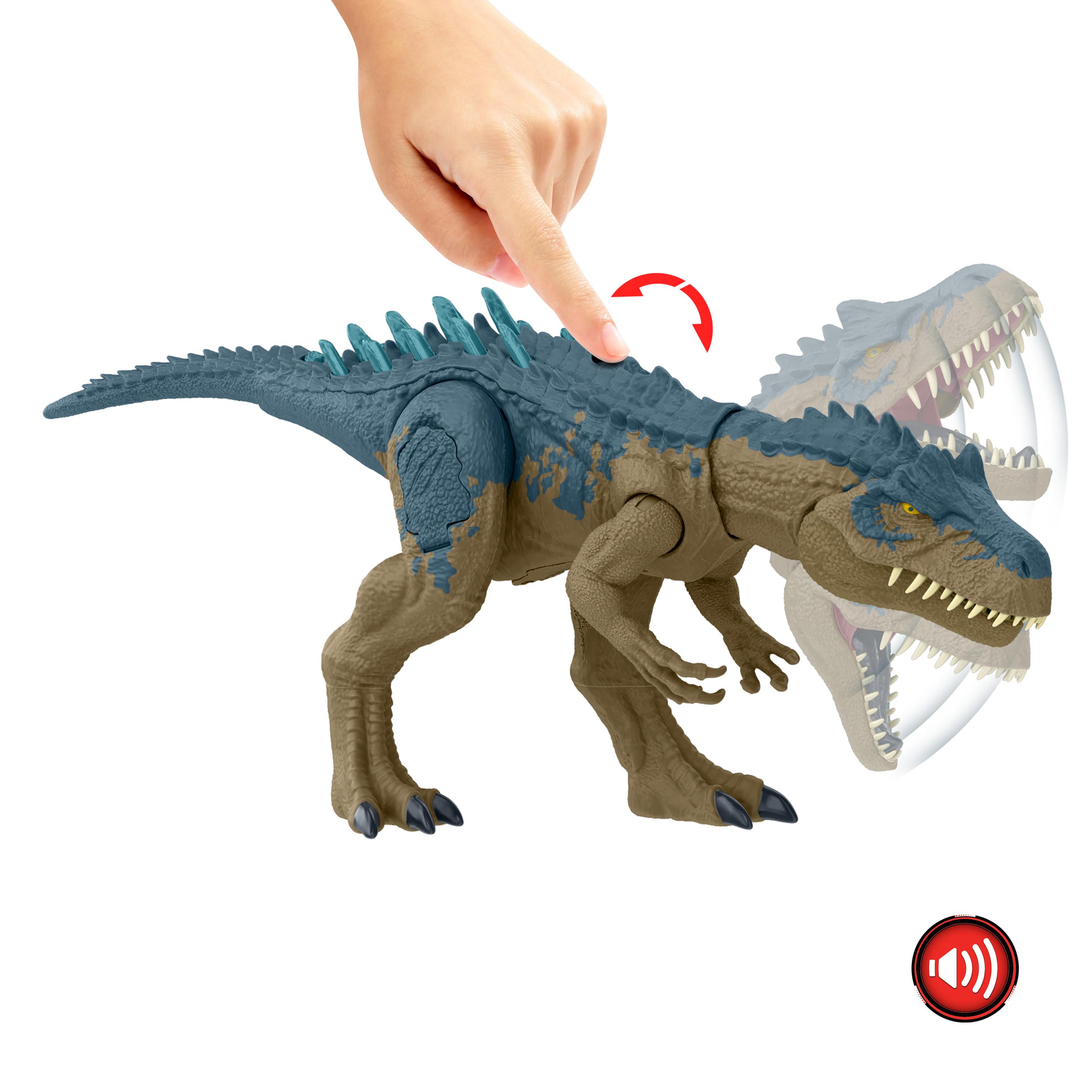 Produktbild Jurassic World Ruthless Rampage Allosaurus Dinosaurier-Spielzeug mit Angriffsbewegung und Geräuschen 4 von 6