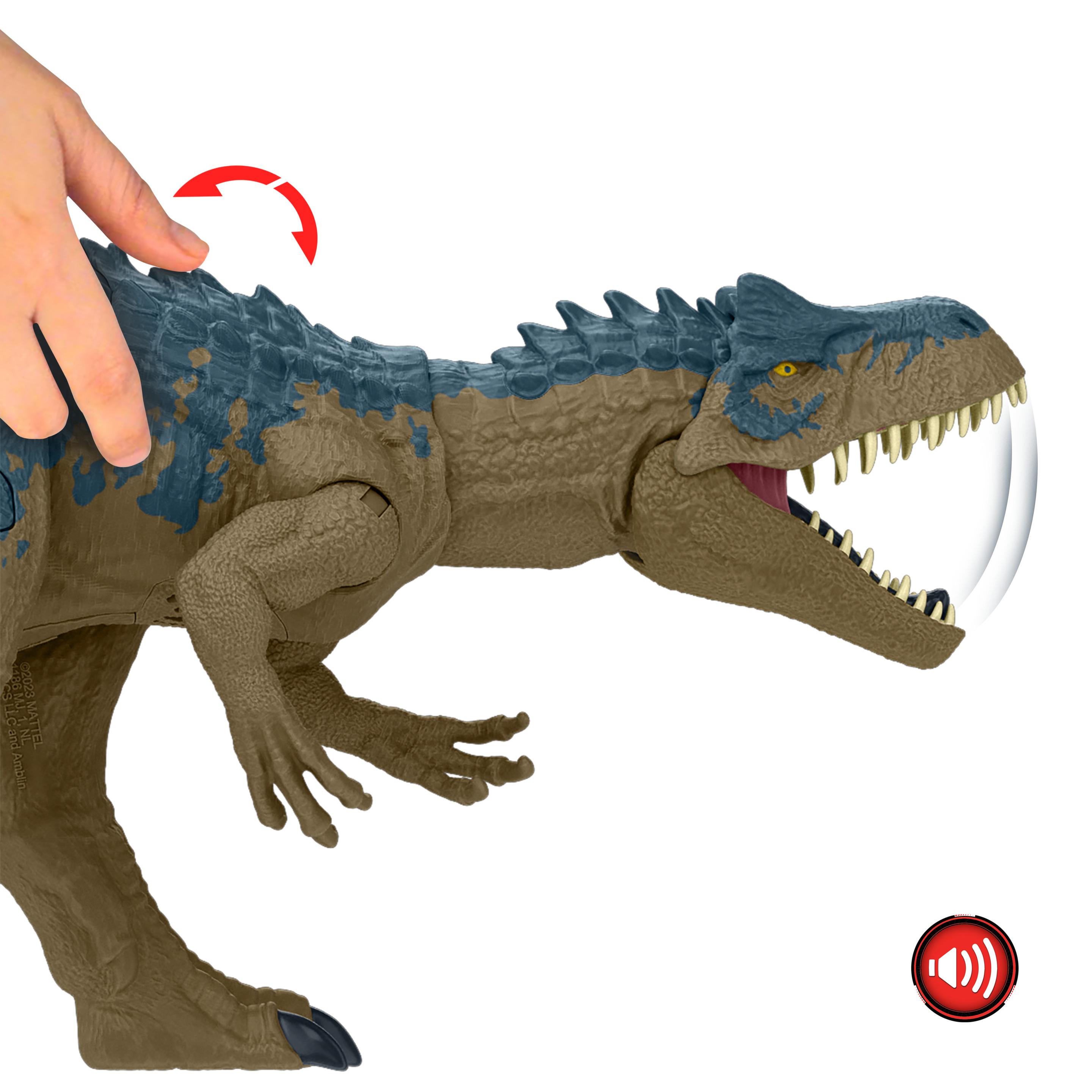 Produktbild Jurassic World Ruthless Rampage Allosaurus Dinosaurier-Spielzeug mit Angriffsbewegung und Geräuschen 5 von 6