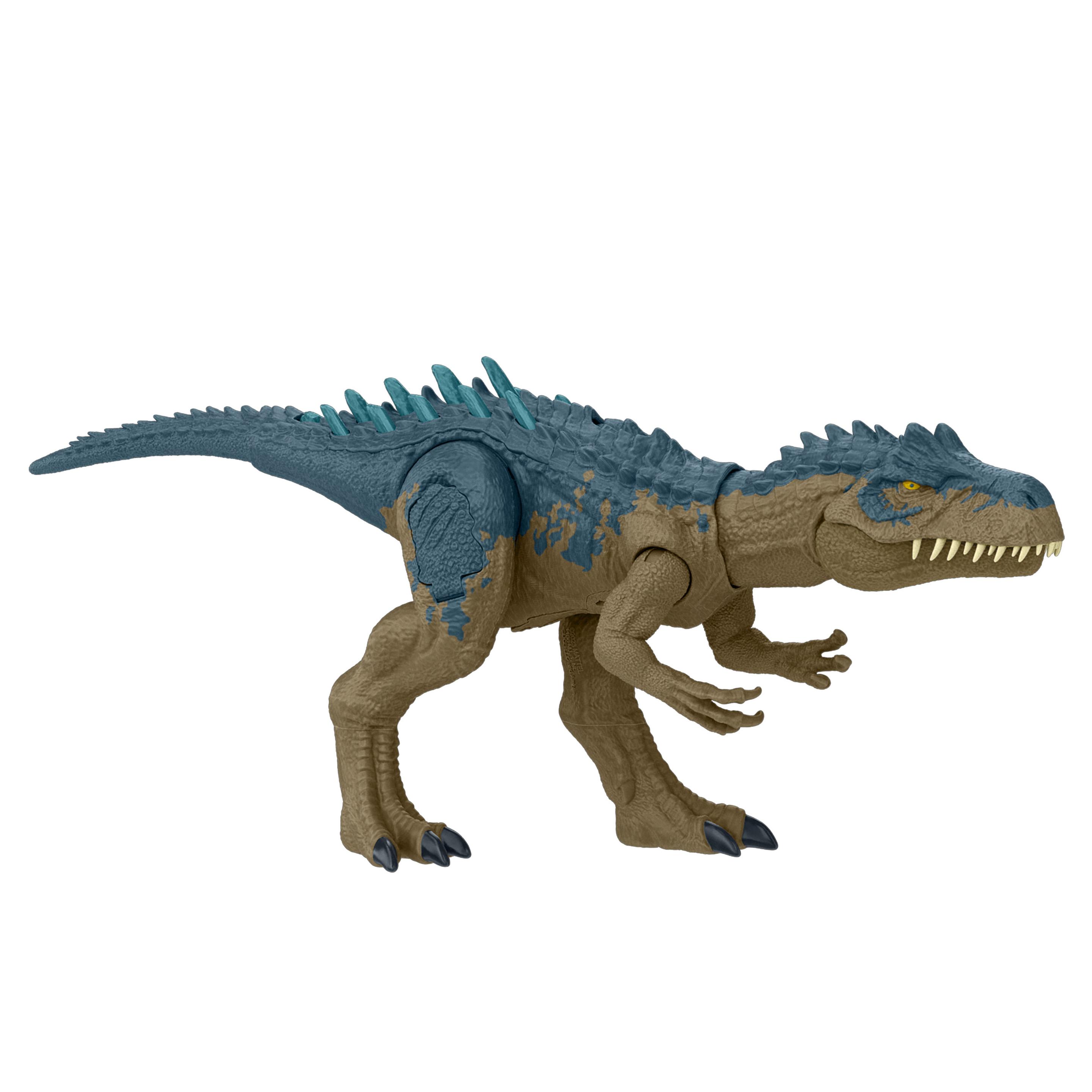 Jurassic World Ruthless Rampage Allosaurus Dinosaurier-Spielzeug mit Angriffsbewegung und Geräuschen