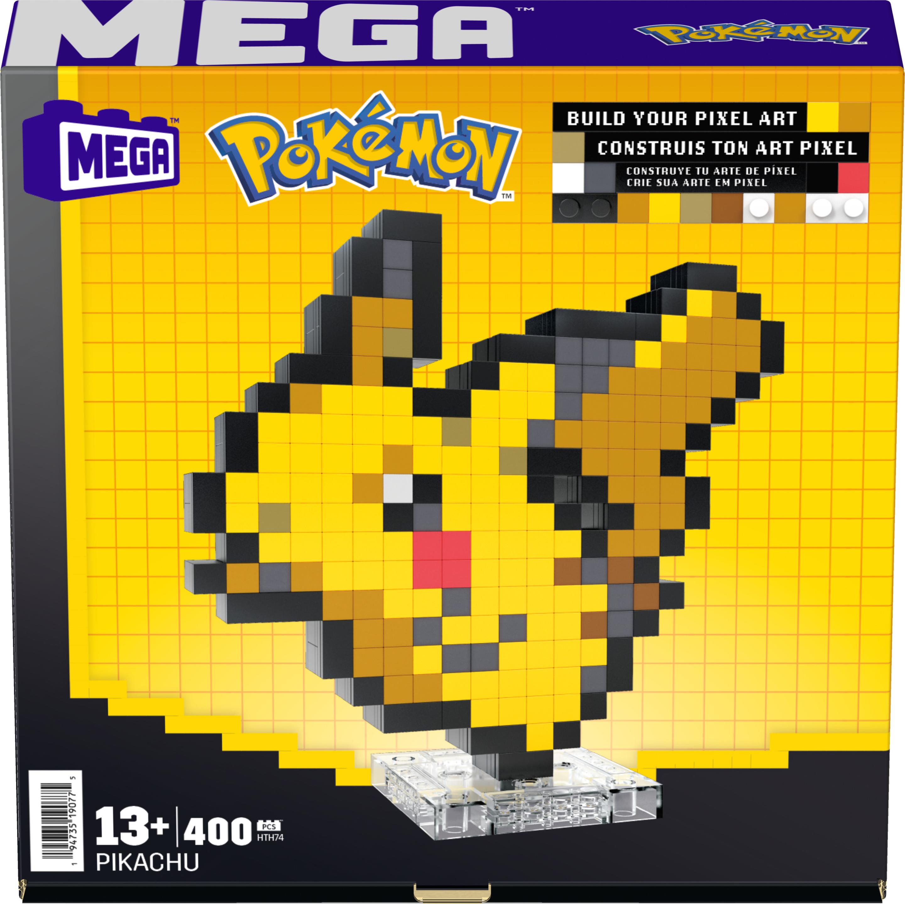 Produktbild MEGA Pokémon Pikachu Bauspielzeug-Set (400-teilig) Retro-Set für Sammler 6 von 6