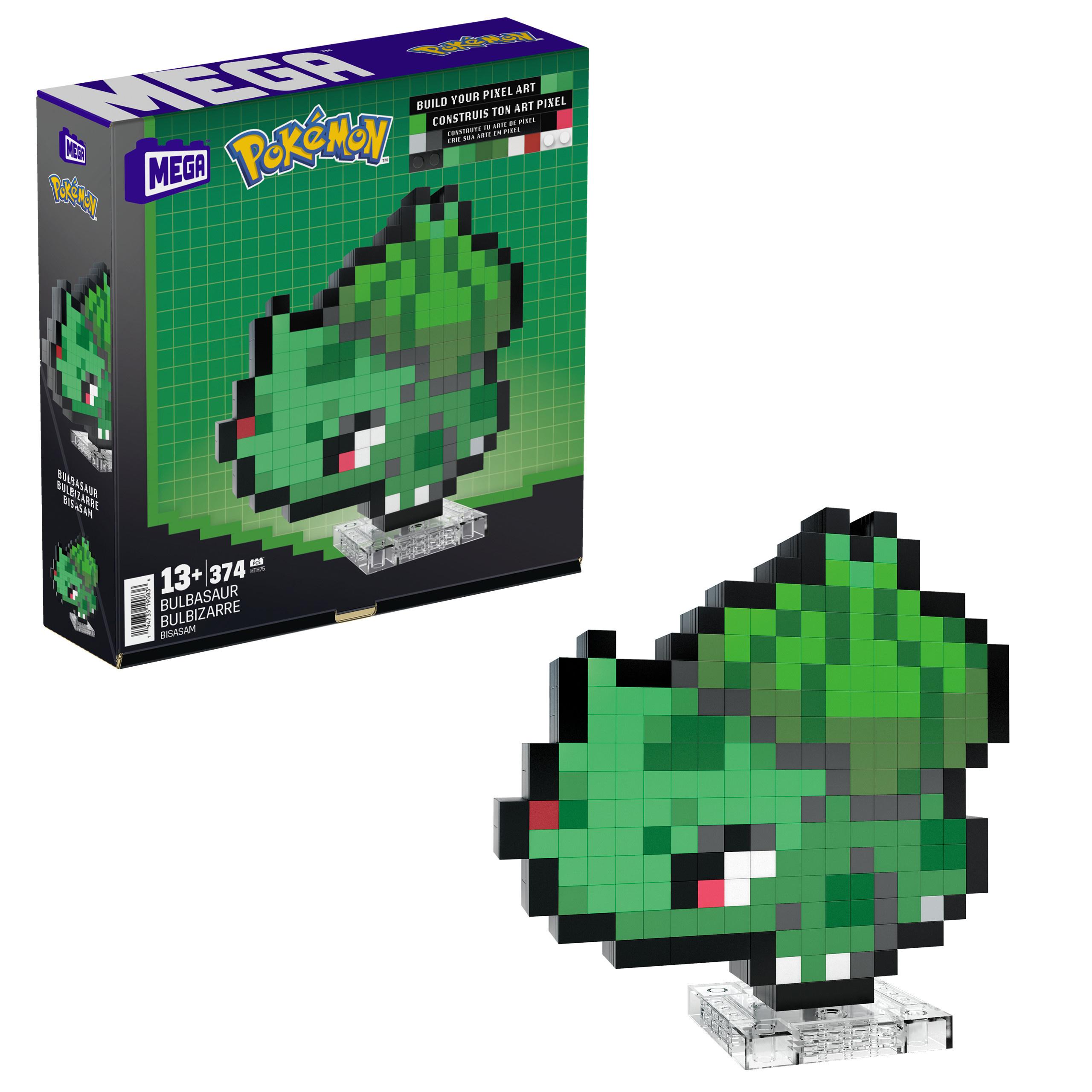 MEGA Pokémon Bisasam Bauspielzeug-Set (374-teilig) Retro-Set für Sammler