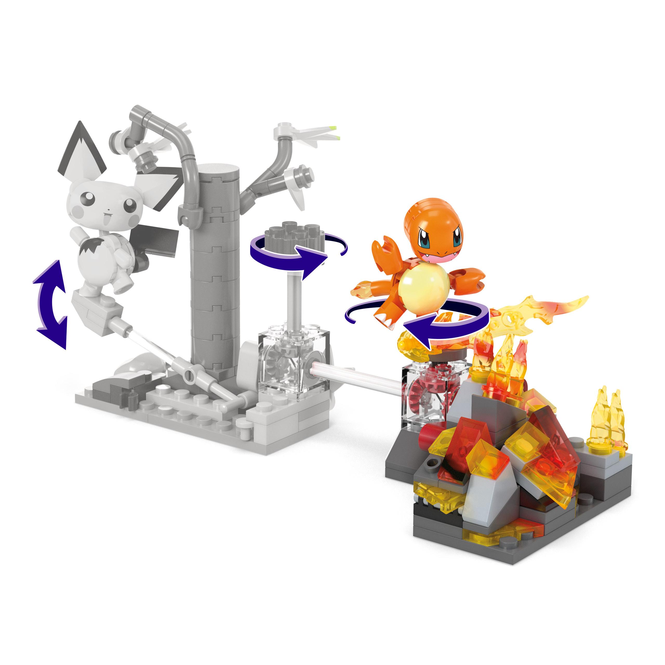 Produktbild MEGA Pokémon Glumandas feurige Drehung Bauspielzeug-Set mit Figur (81 Teile) für Kinder 4 von 6