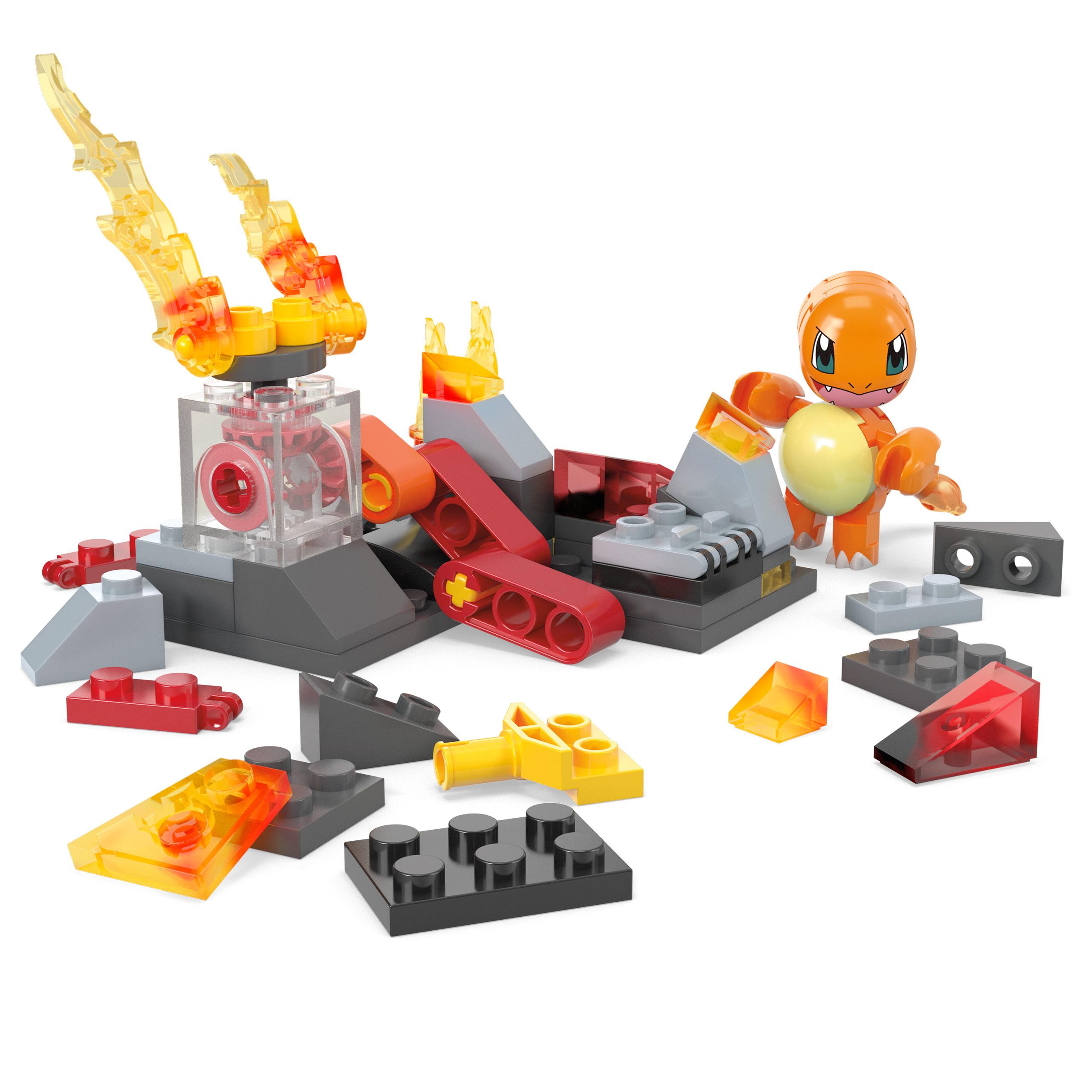 Produktbild MEGA Pokémon Glumandas feurige Drehung Bauspielzeug-Set mit Figur (81 Teile) für Kinder 5 von 6