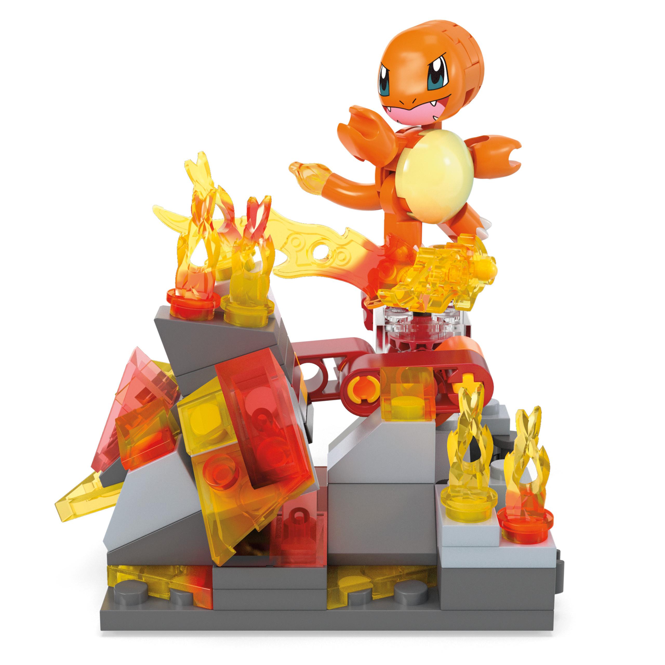 Produktbild MEGA Pokémon Glumandas feurige Drehung Bauspielzeug-Set mit Figur (81 Teile) für Kinder 6 von 6
