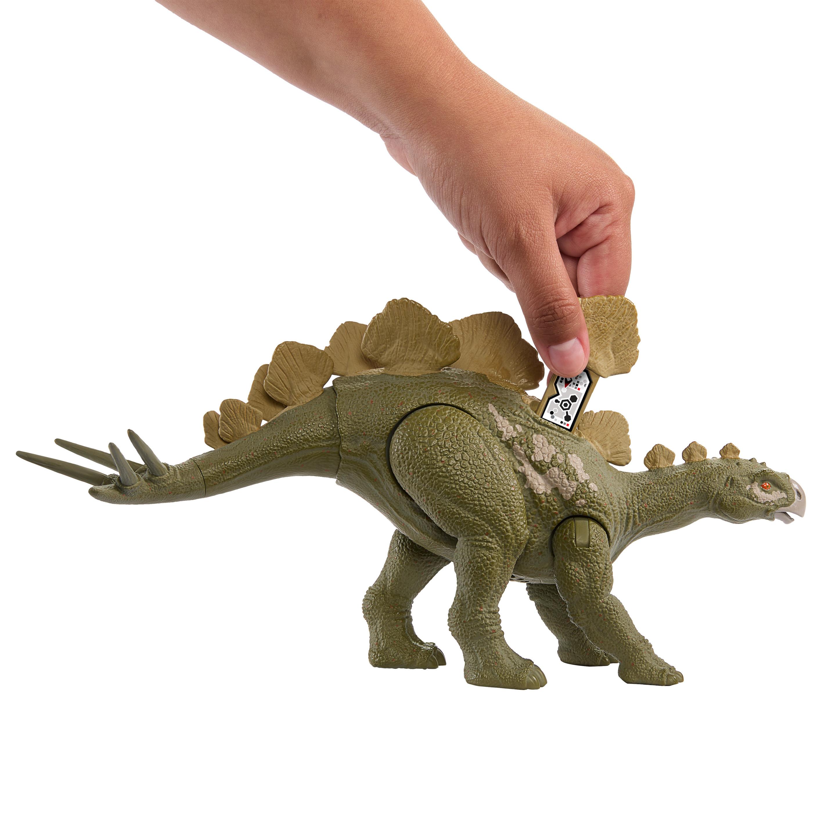 Produktbild Jurassic World Wild Roar Dinosaurier, Hesperosaurus Actionfigur-Spielzeug mit Geräuschen 4 von 6
