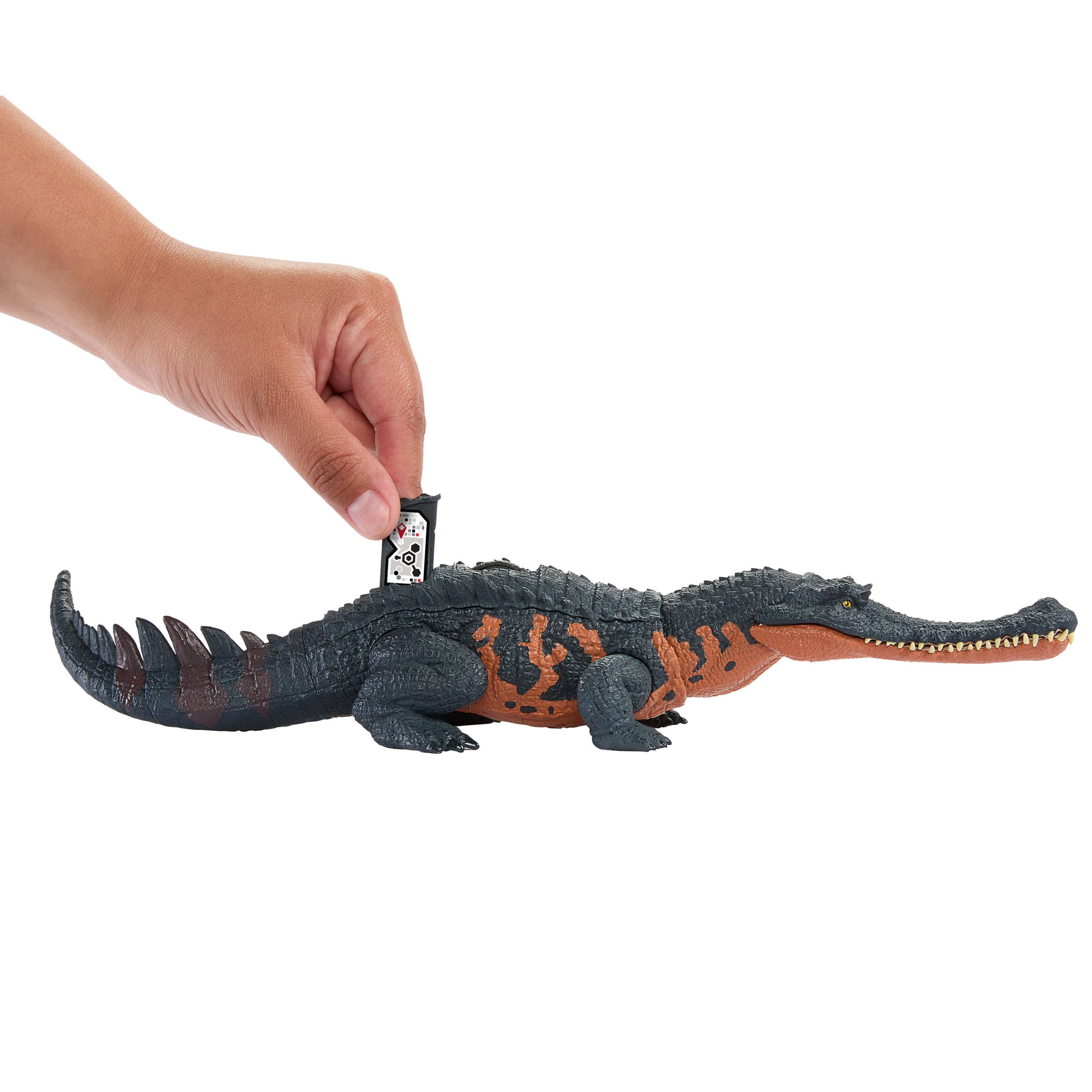 Produktbild Jurassic World Wild Roar Dinosaurier, Gryposuchus Actionfigur-Spielzeug mit Geräuschen 4 von 6