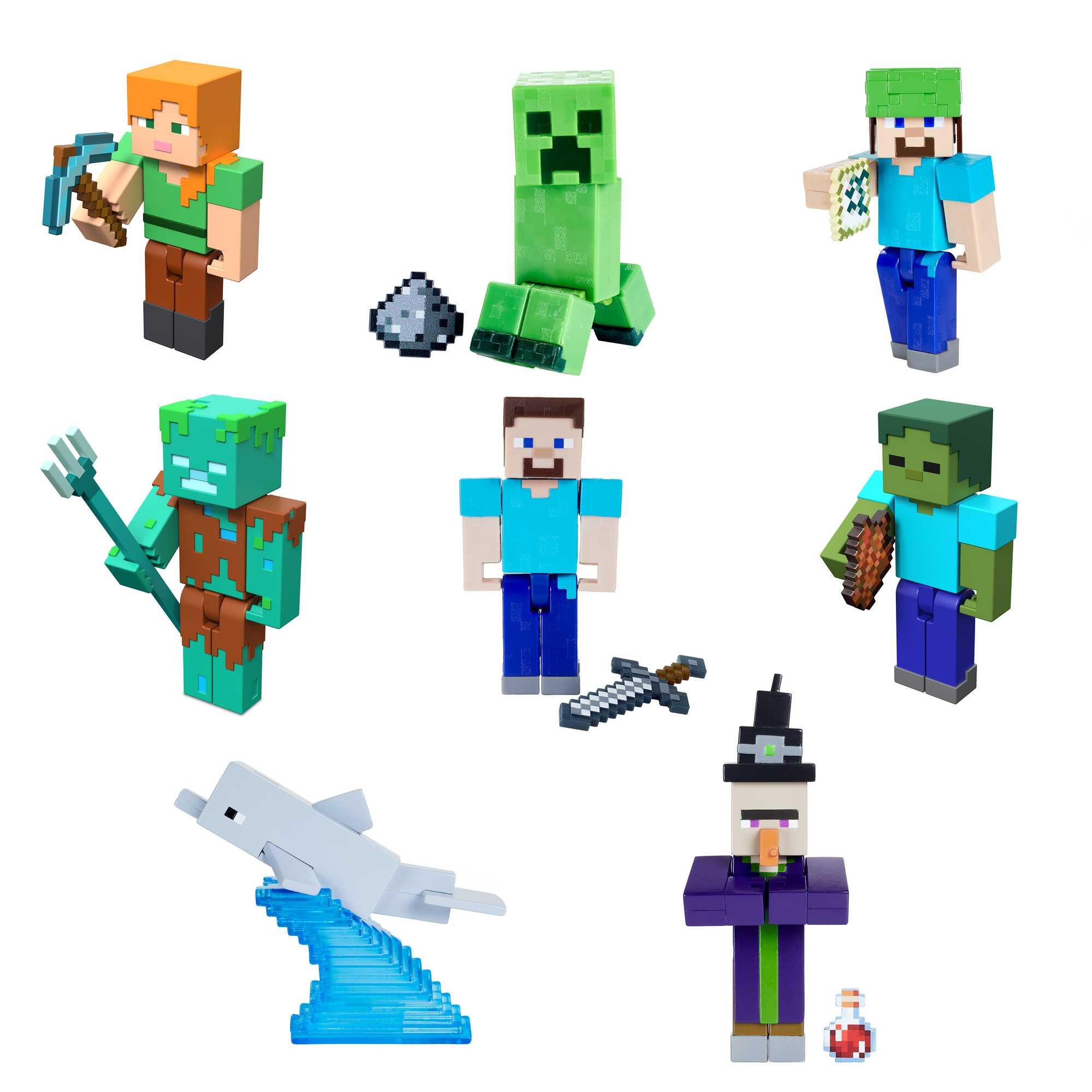 Produktbild Minecraft Craft-A-Block Figuren aus dem Sortiment, authentischer Charakter aus dem Videospiel 6 von 18