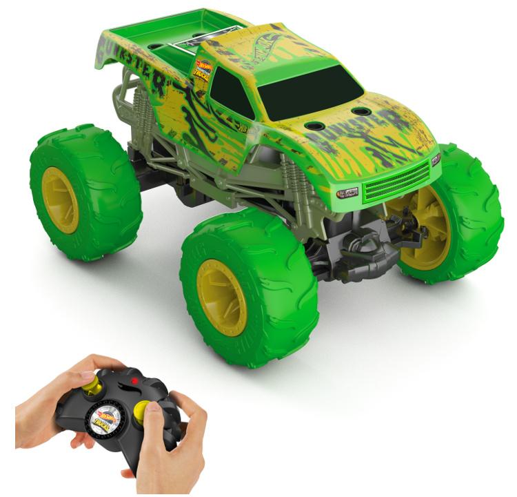 HOT WHEELS Monster Trucks 1:15 GUNKSTER ferngesteuertes Fahrzeug