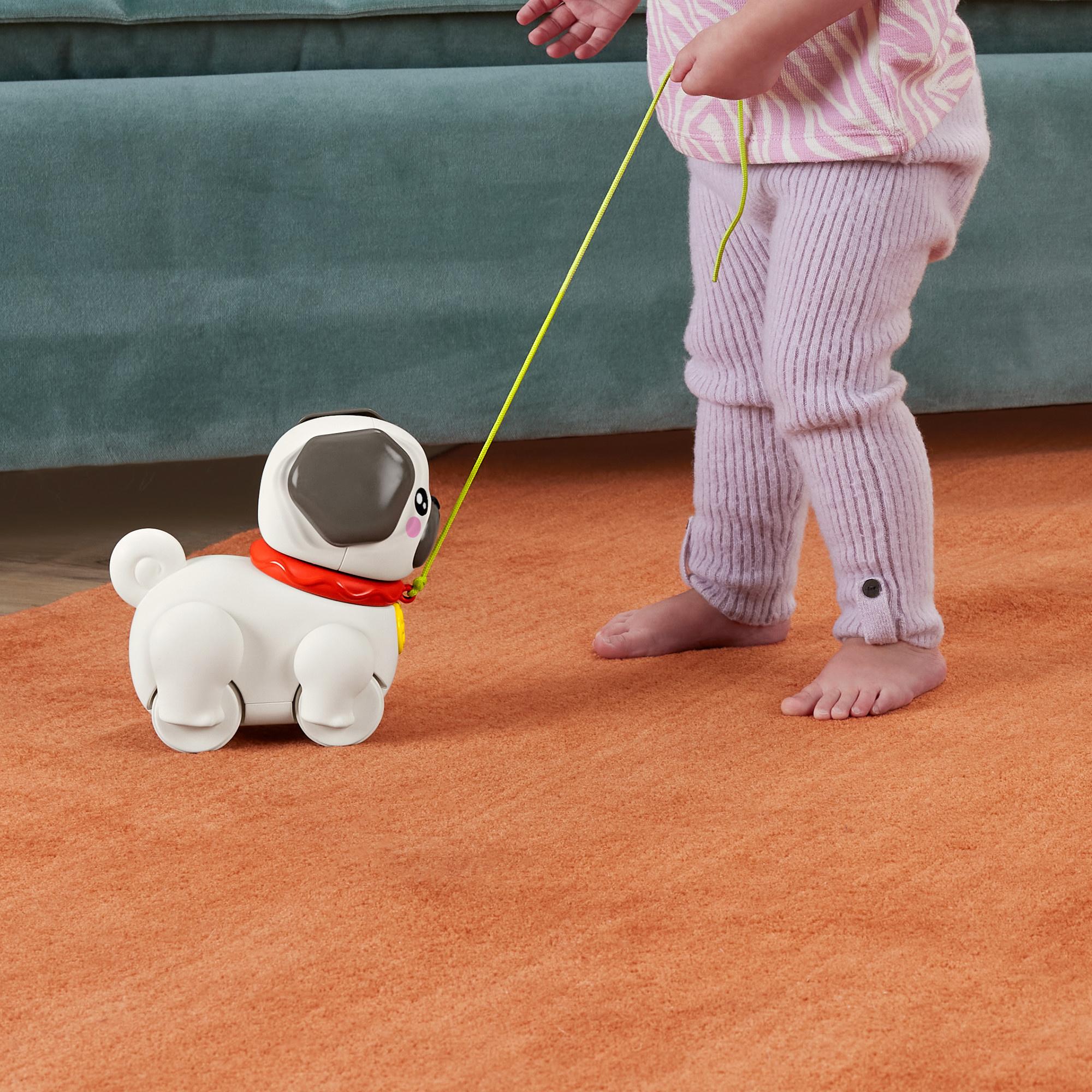 Produktbild Fisher-Price FP Pets Gassi gehen mit Hündchen Baby und Kleinkind Nachziehspielzeug mit Bewegung und Geräuschen 3 von 6