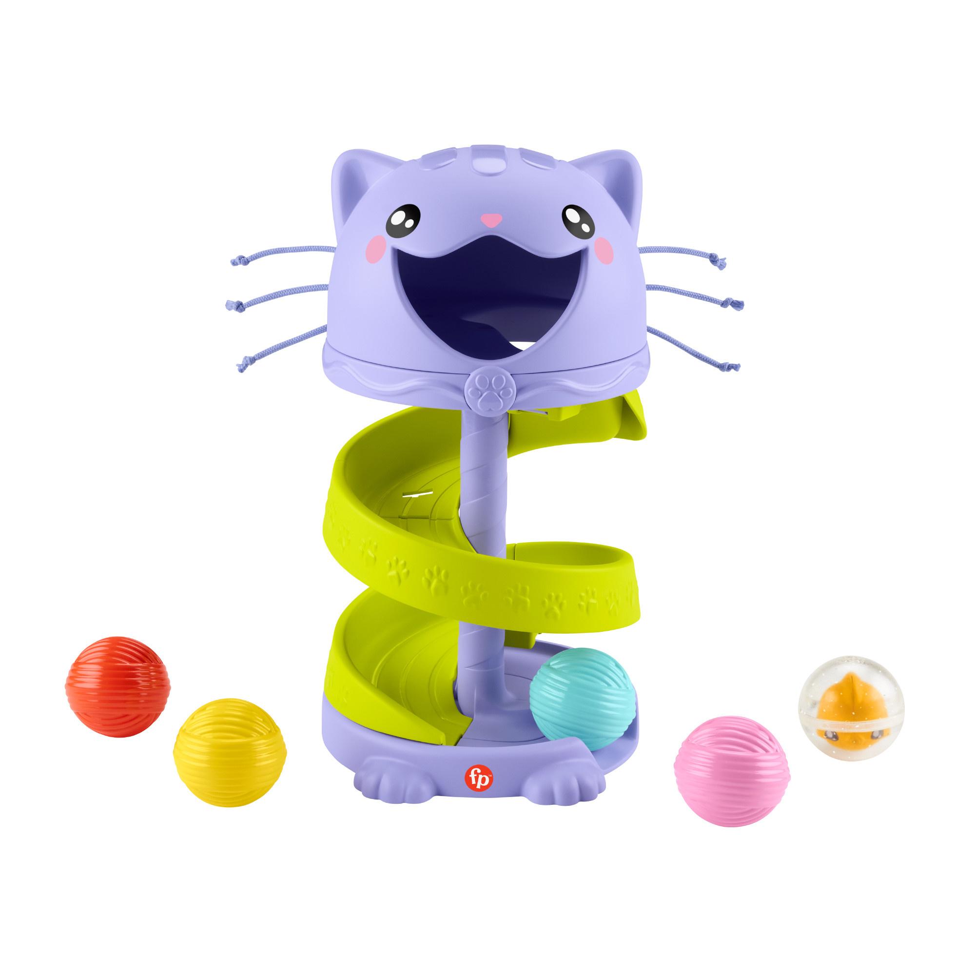 Fisher-Price FP Pets Perrr-fekter Ballturm Lernspielzeug für Babys und Kleinkinder