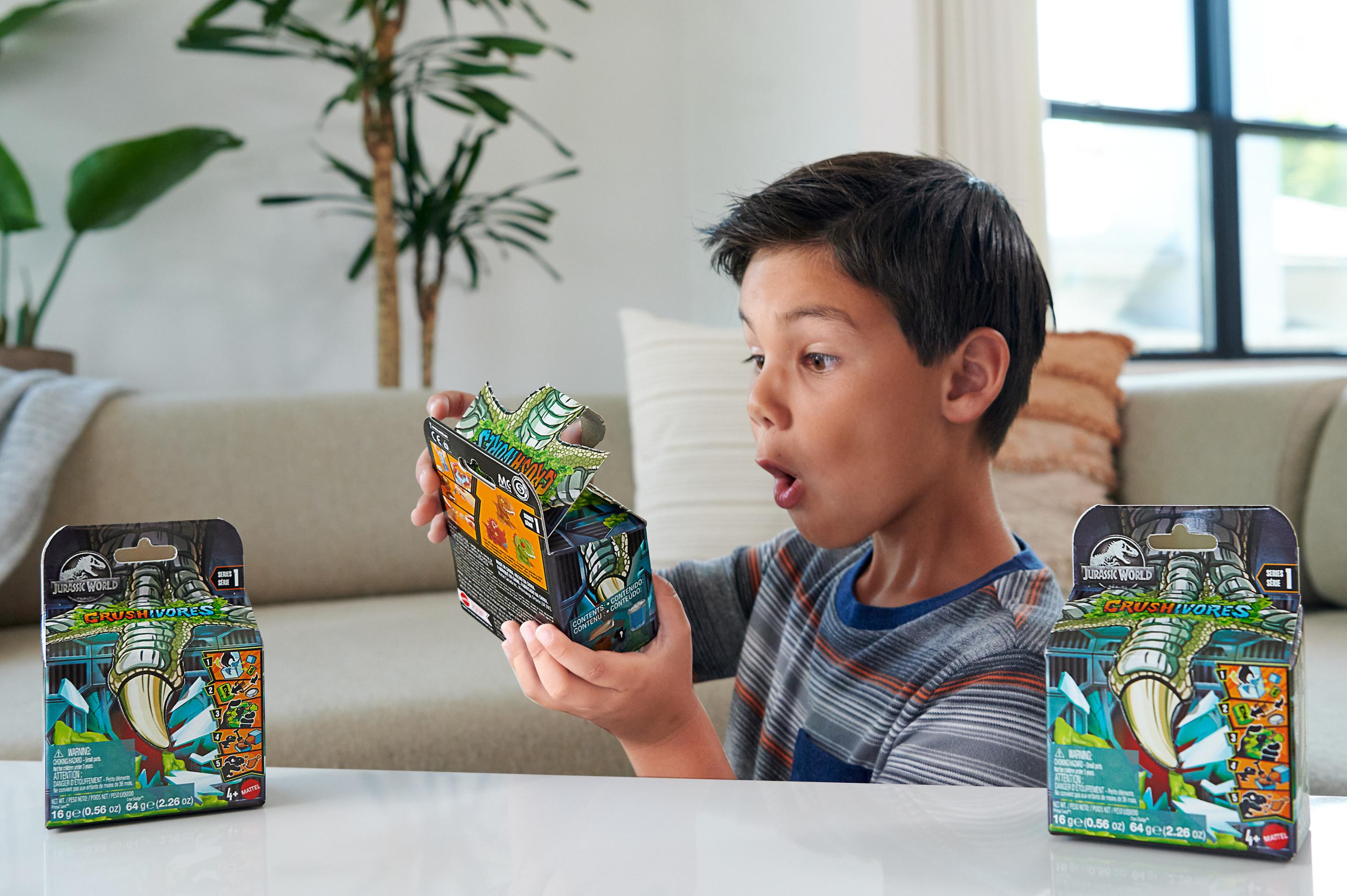 Produktbild Jurassic World Crushivores mit Mini-Dinosaurier und vielen Überraschungen 8 von 10