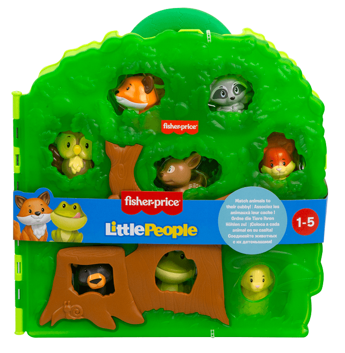Produktbild Fisher-Price Little People Waldfreunde Tragekoffer Kleinkind Spielset mit Figuren, 9-teilig 2 von 6