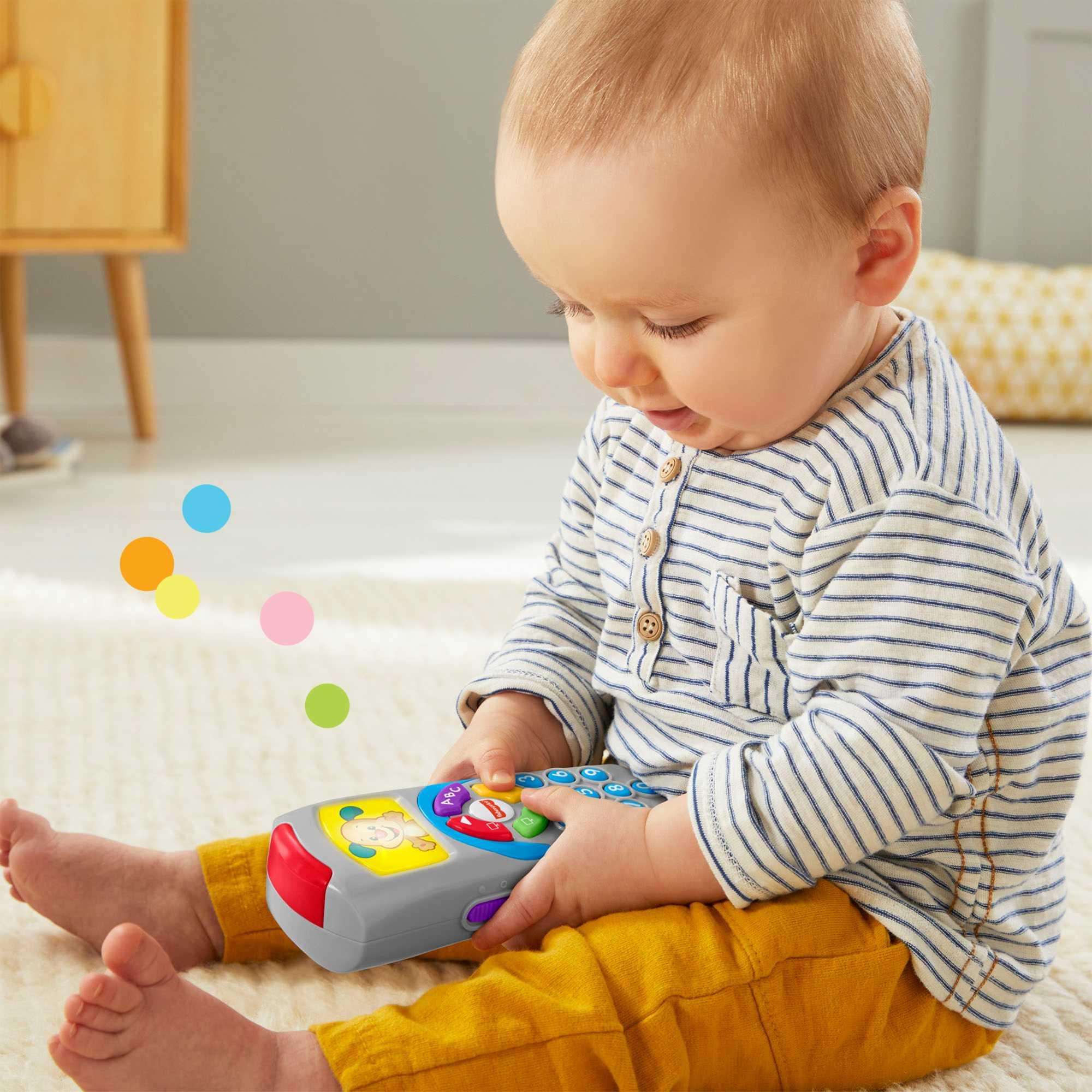 Produktbild Fisher-Price Lernspaß Hündchen-Fernbedienung Lernspielzeug für Babys und Kleinkinder mit Musik und Lichtern, deutsche Version 3 von 6