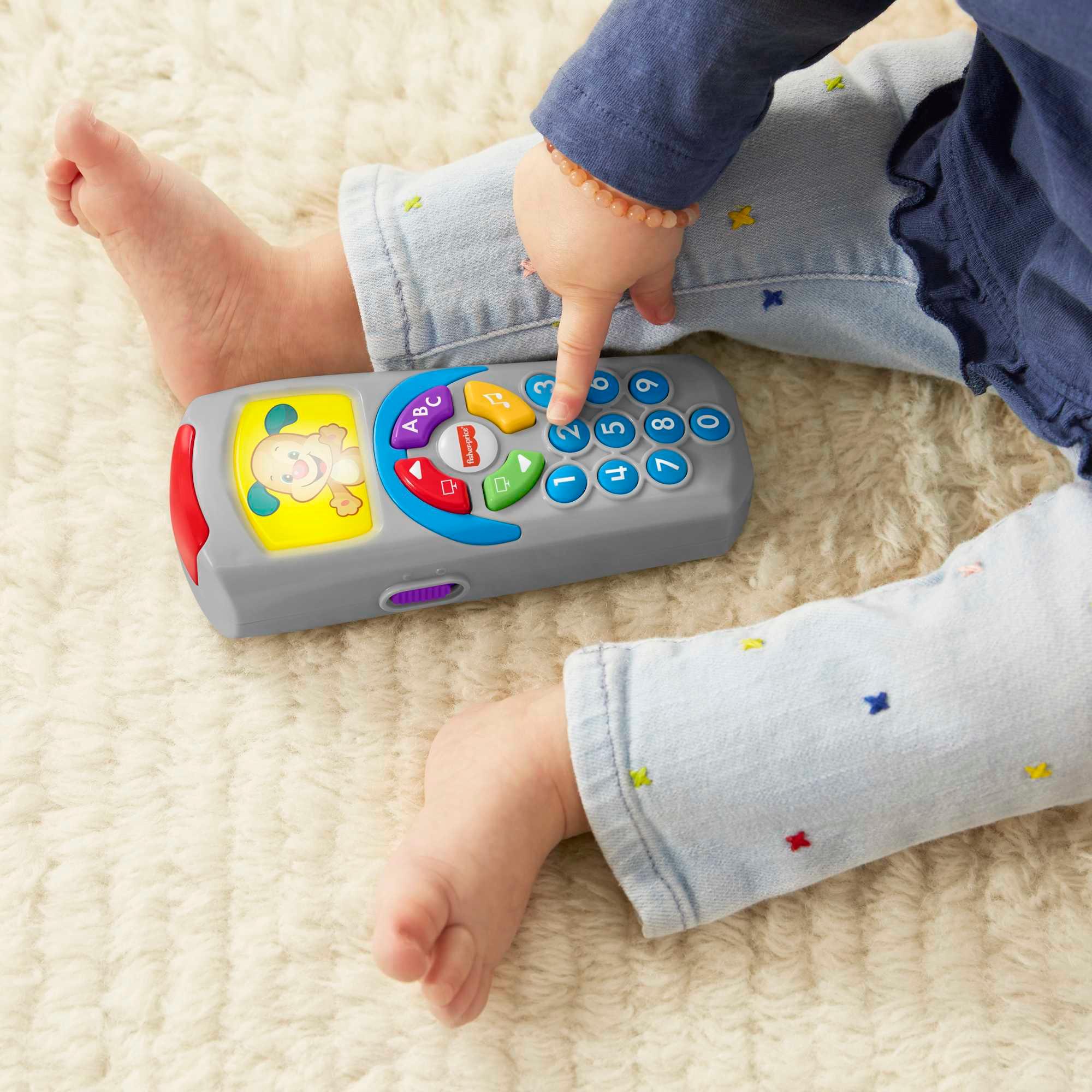 Produktbild Fisher-Price Lernspaß Hündchen-Fernbedienung Lernspielzeug für Babys und Kleinkinder mit Musik und Lichtern, deutsche Version 4 von 6