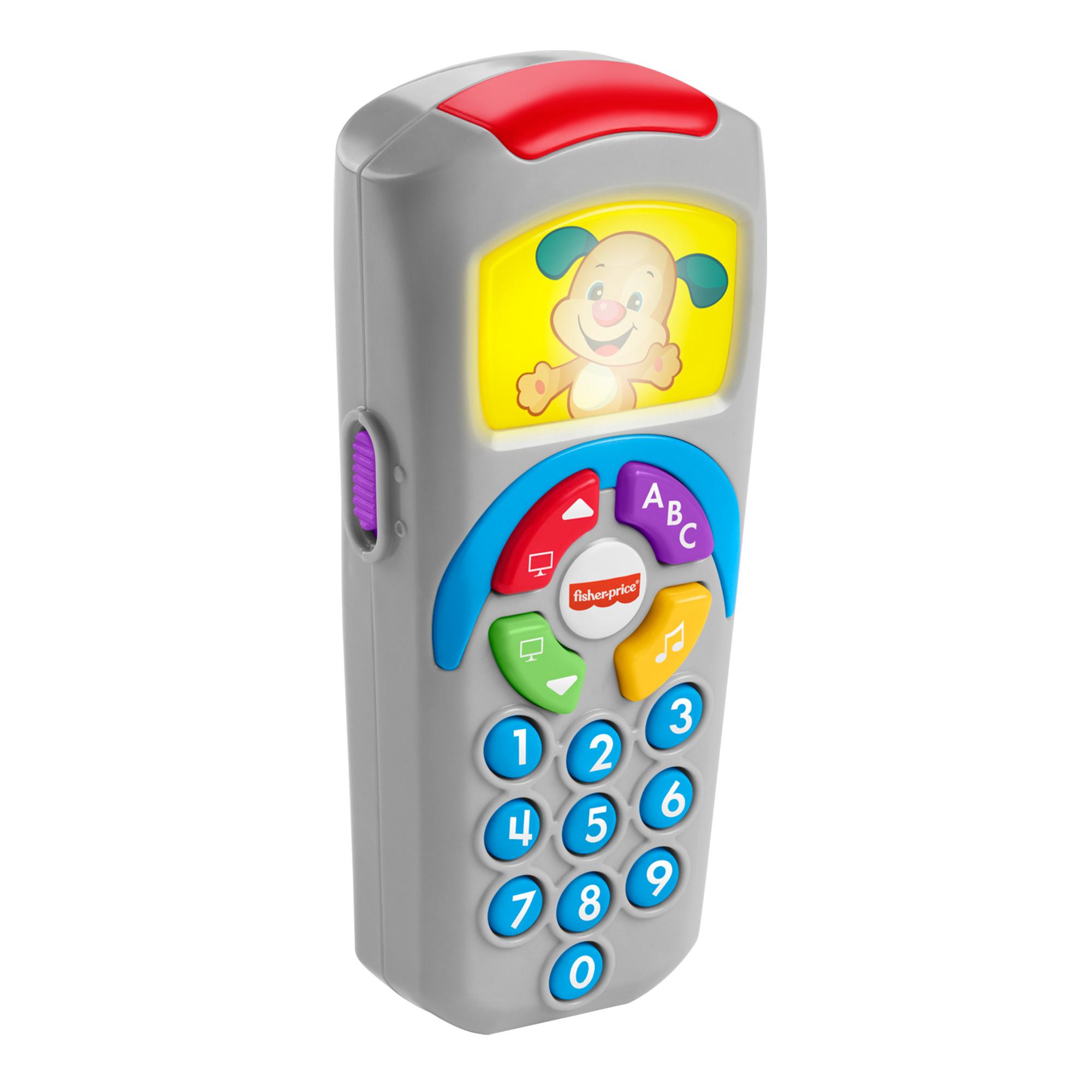 Fisher-Price Lernspaß Hündchen-Fernbedienung Lernspielzeug für Babys und Kleinkinder mit Musik und Lichtern, deutsche Version
