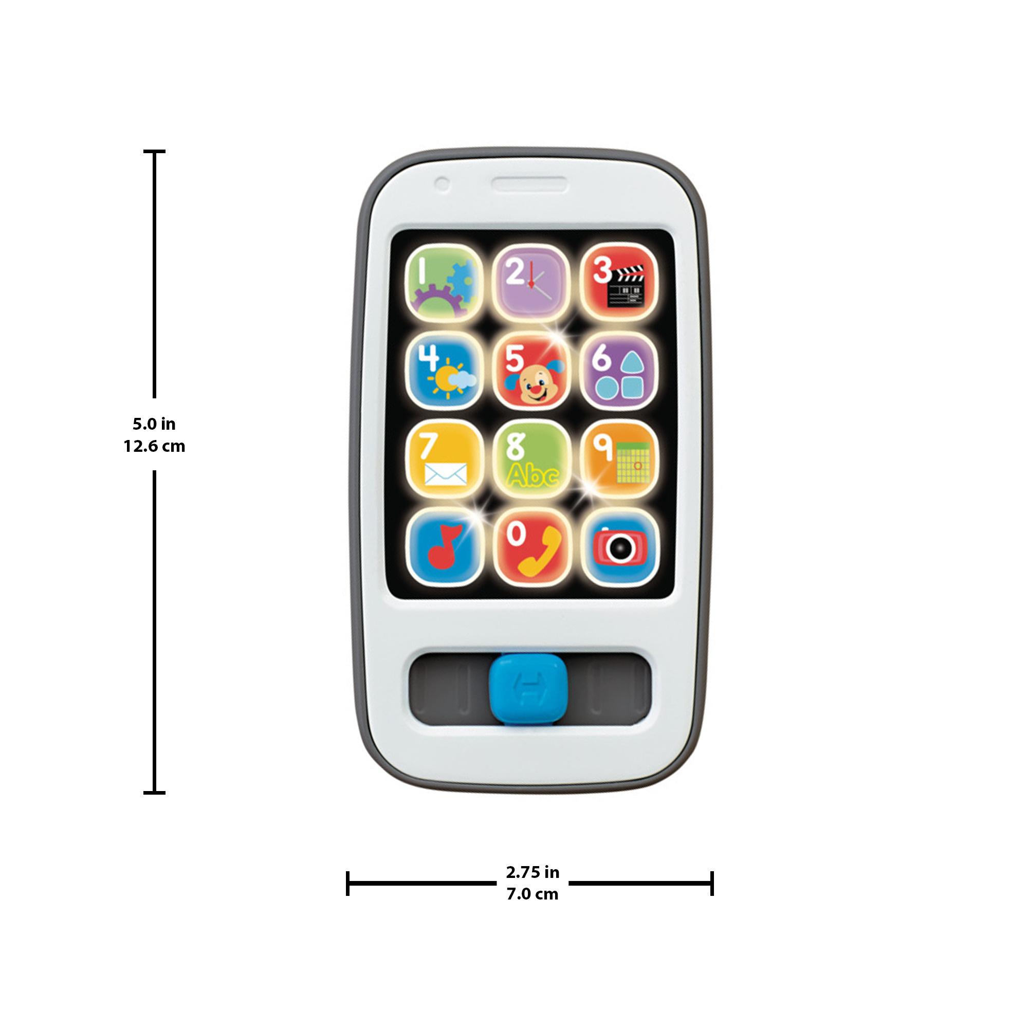 Produktbild Fisher-Price Lernspaß Smartphone Musiklernspielzeug für Babys, grau, deutsche Version 5 von 6