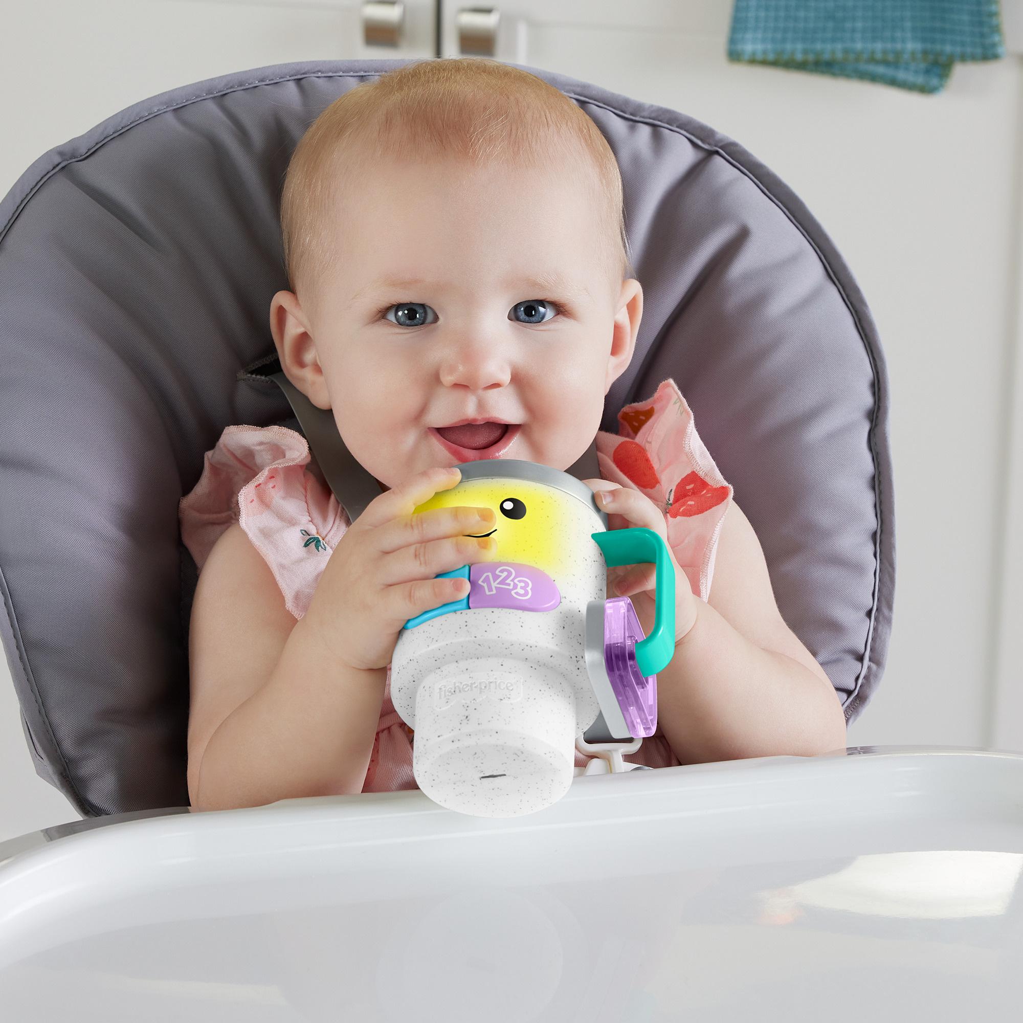 Produktbild Fisher-Price Lern- und Spielspaß Barista-Becher musikalisches Spielzeug für Babys, mehrsprachige Version 2 von 6