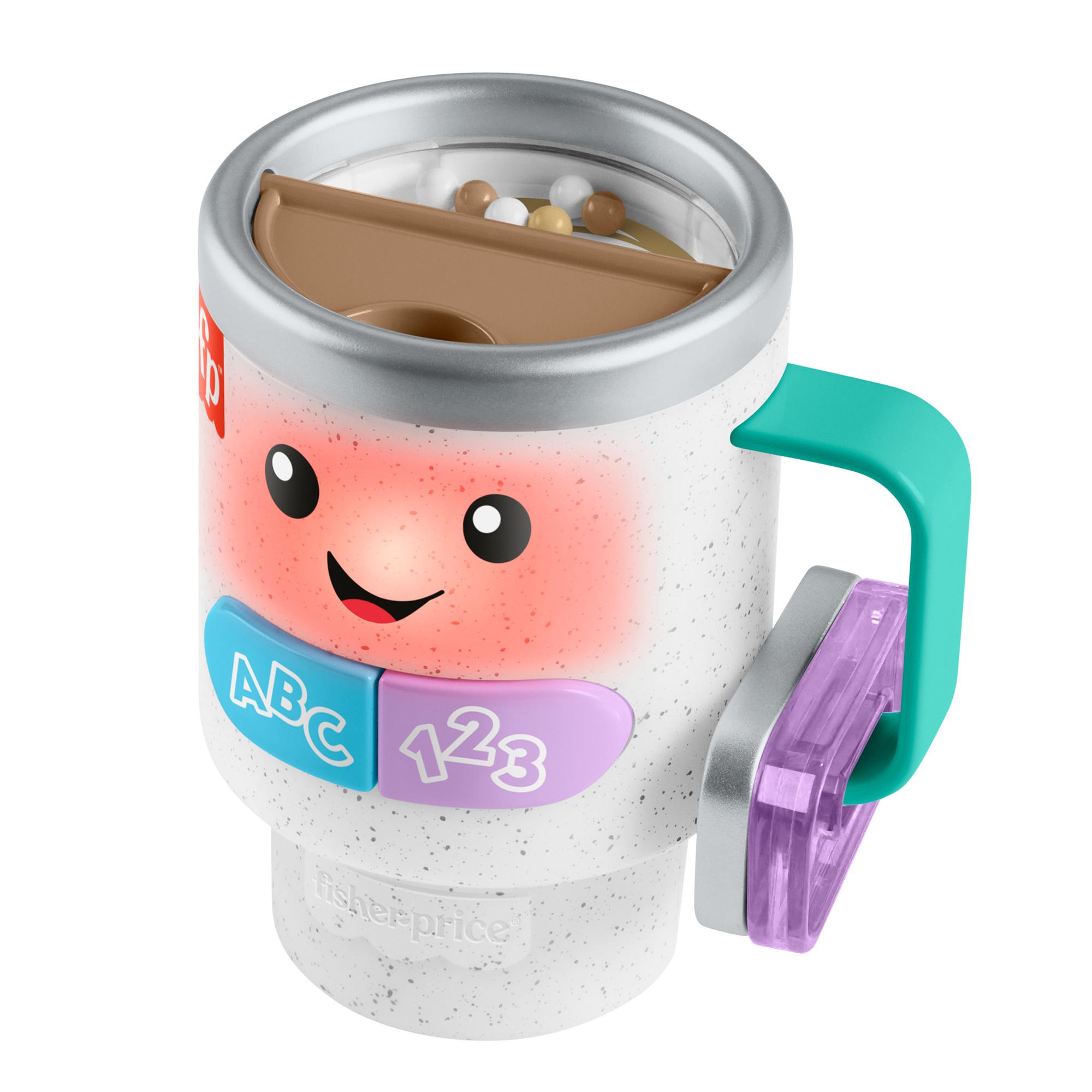 Produktbild Fisher-Price Lern- und Spielspaß Barista-Becher musikalisches Spielzeug für Babys, mehrsprachige Version 4 von 6