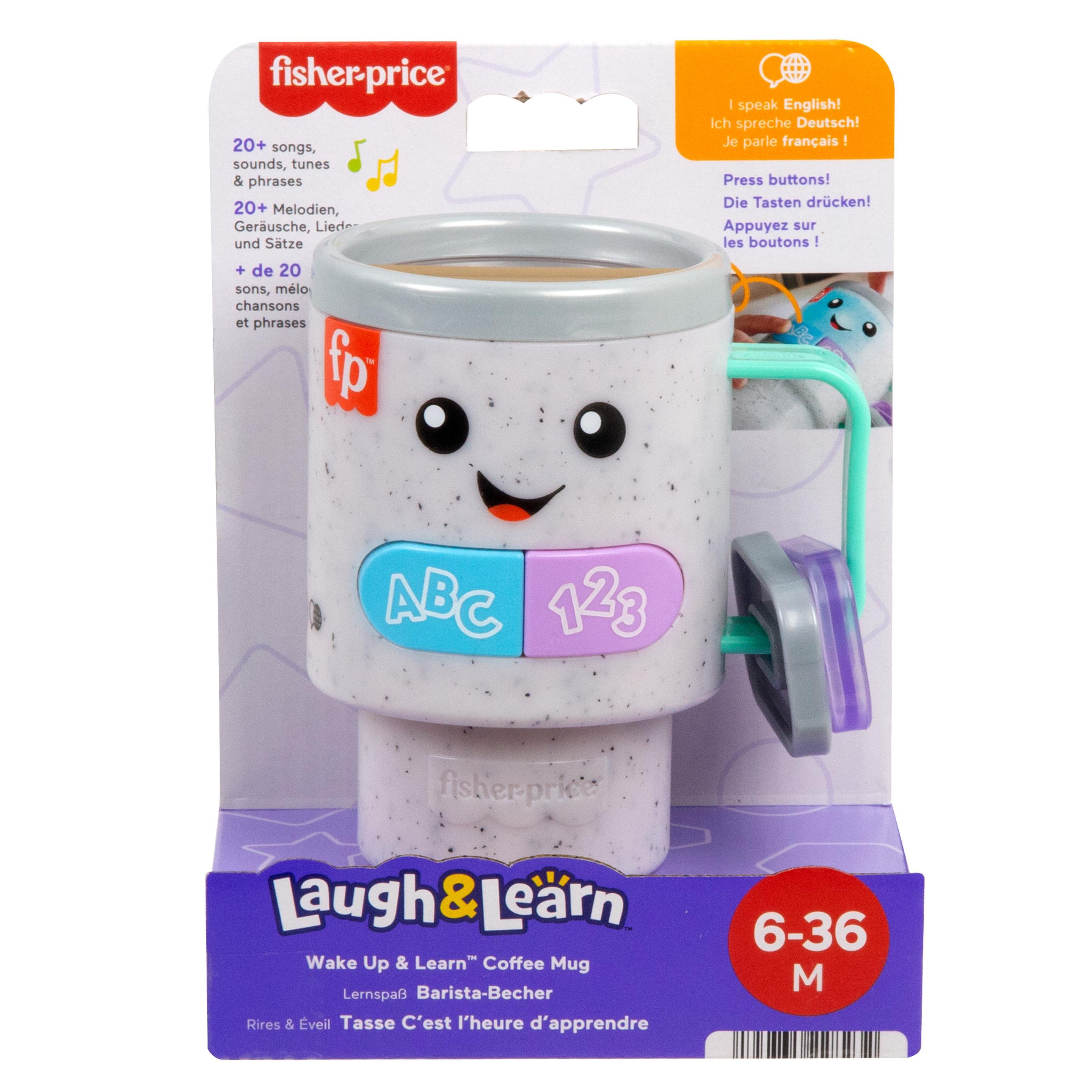 Produktbild Fisher-Price Lern- und Spielspaß Barista-Becher musikalisches Spielzeug für Babys, mehrsprachige Version 6 von 6
