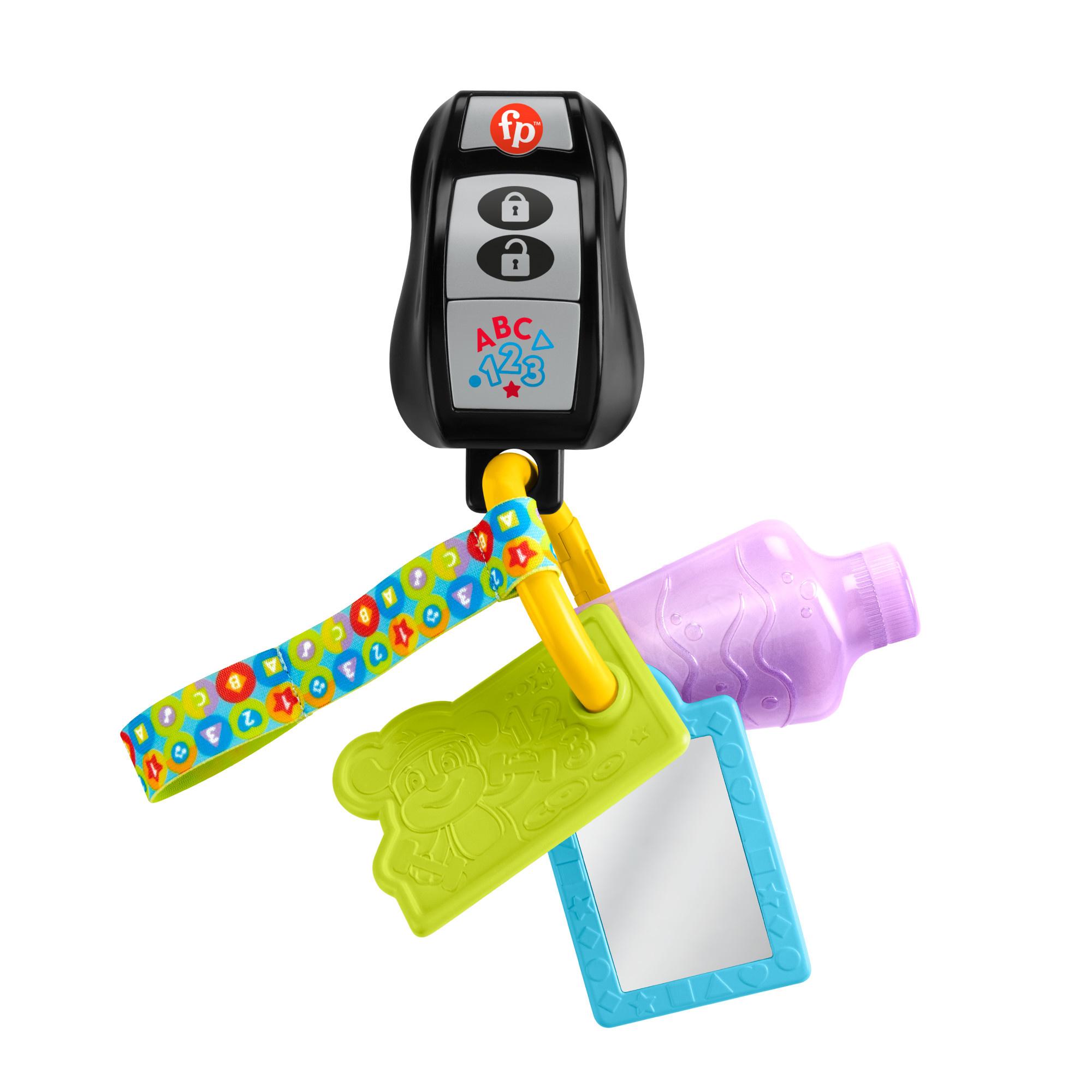 Fisher-Price Lern- und Spielspaß Lernspaß Schlüsselbund für Babys und Kleinkinder, musikalische Lernspielzeug, mehrsprachige Version