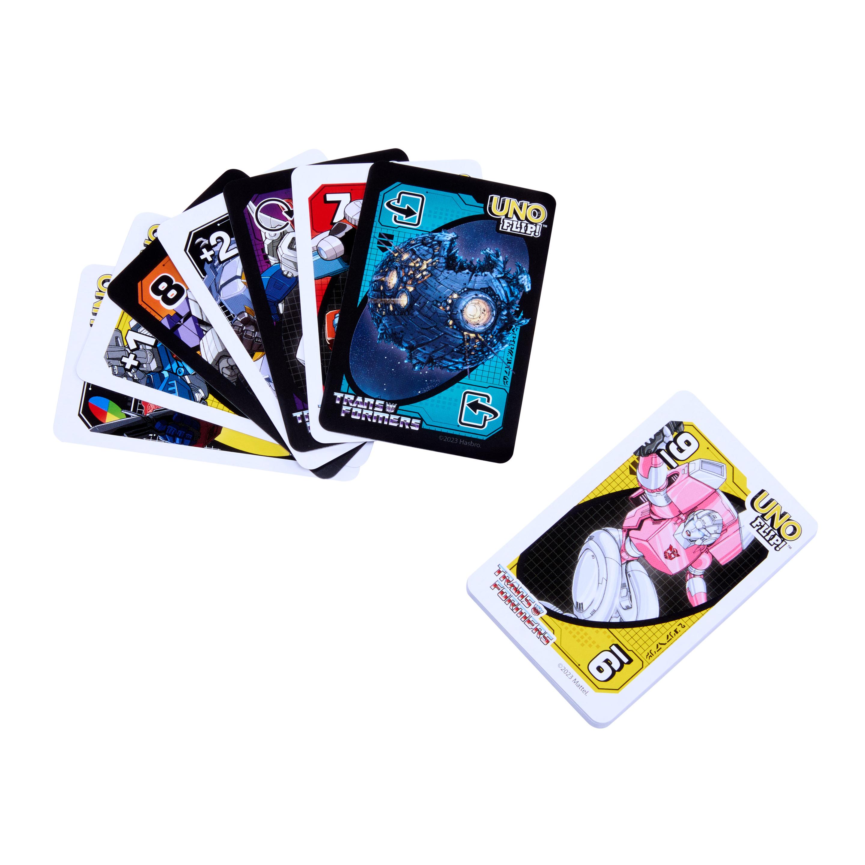 Produktbild UNO Flip Transformers Kartenspiel für Kinder und Familienabende 3 von 6