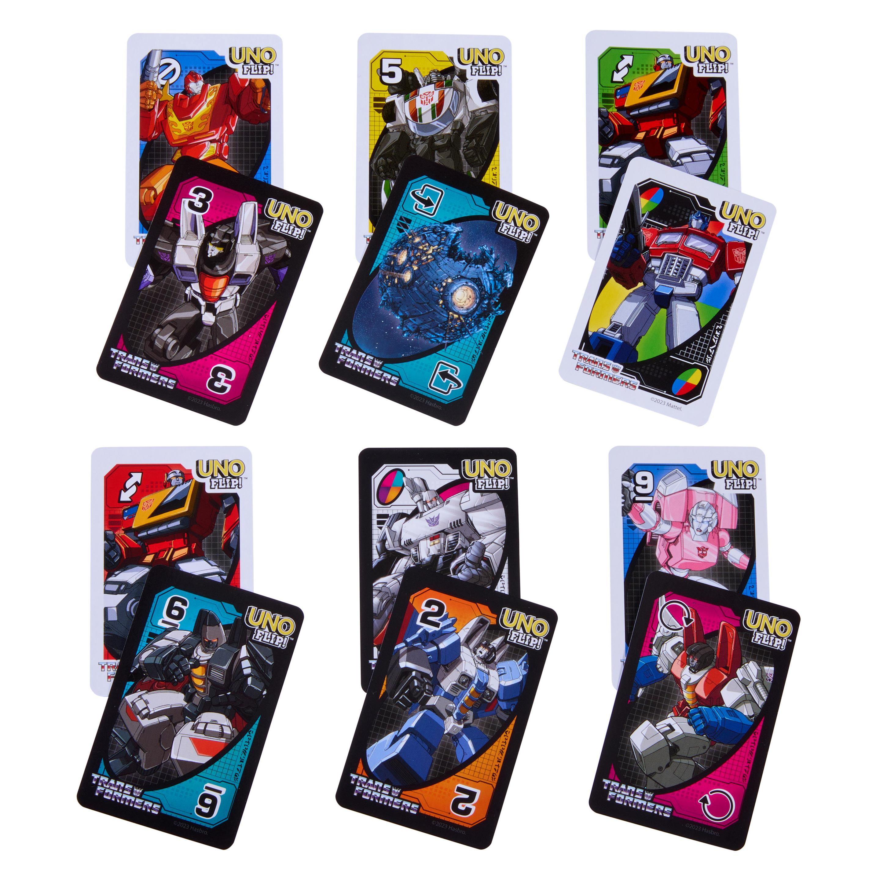 Produktbild UNO Flip Transformers Kartenspiel für Kinder und Familienabende 4 von 6