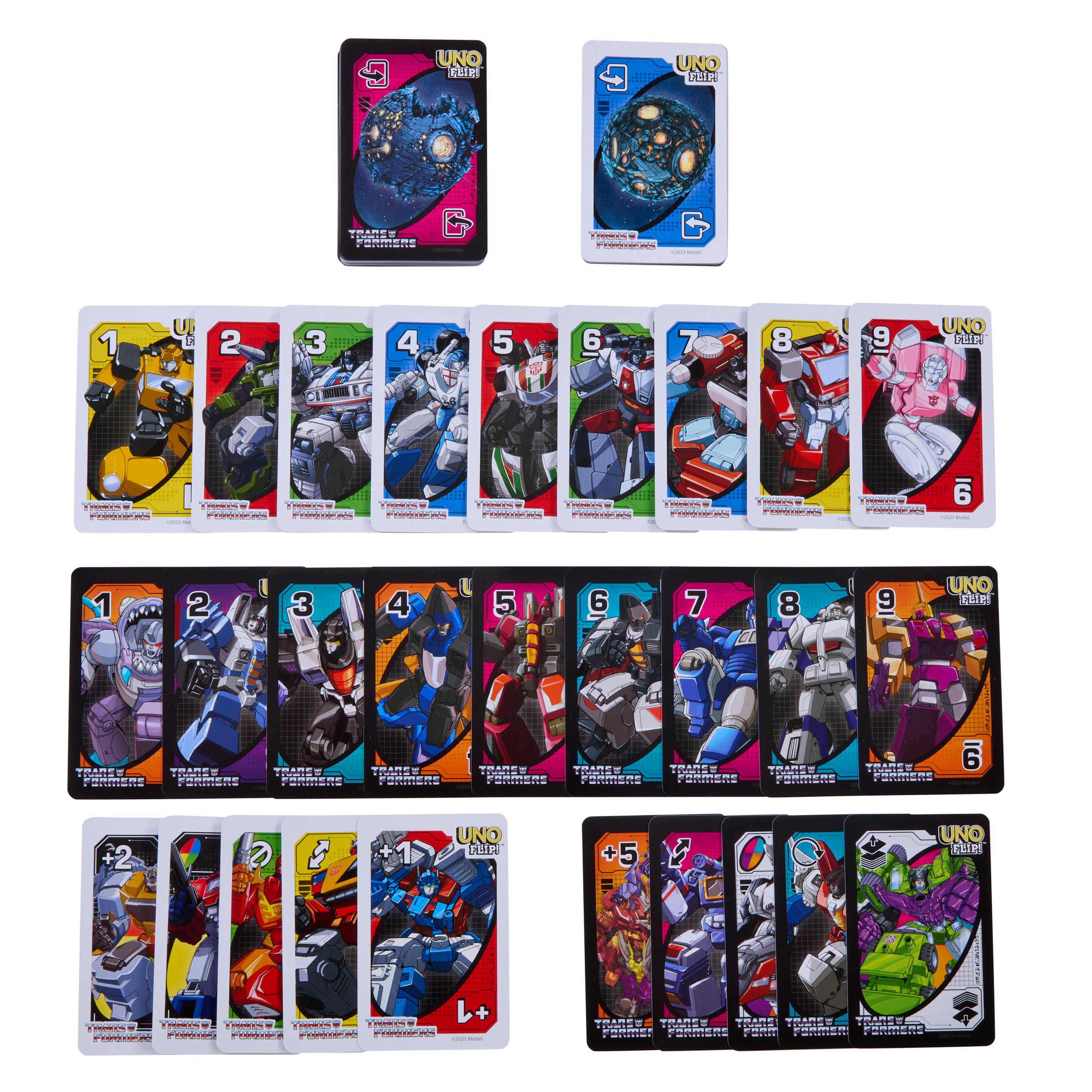 Produktbild UNO Flip Transformers Kartenspiel für Kinder und Familienabende 6 von 6