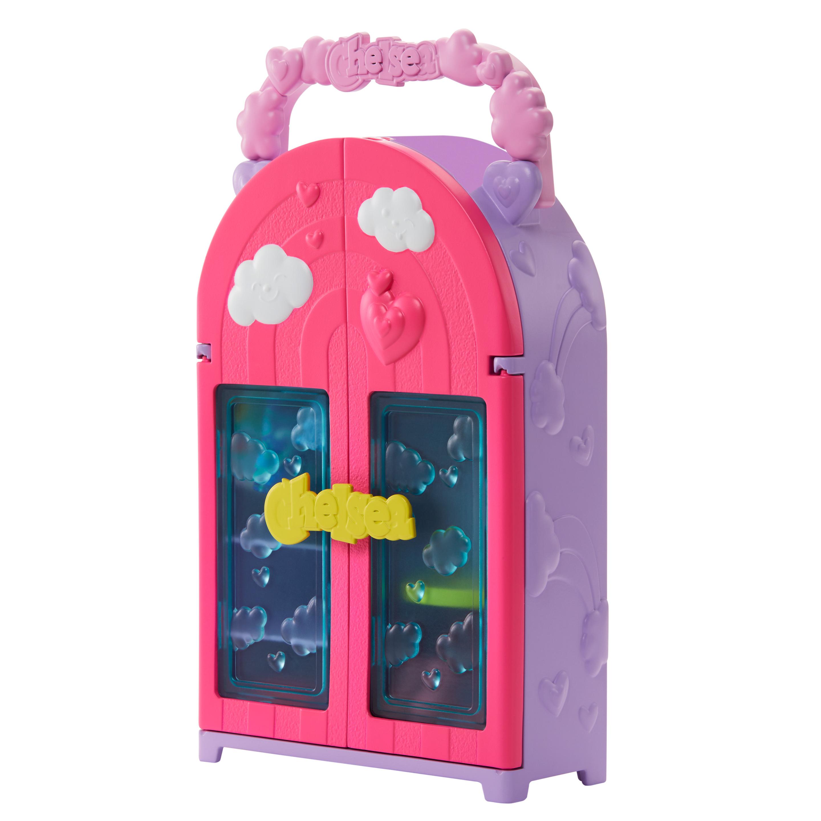 Produktbild Barbie Chelsea Puppe und Kleiderschrank-Spielset mit Kleidung und Accessoires 5 von 6