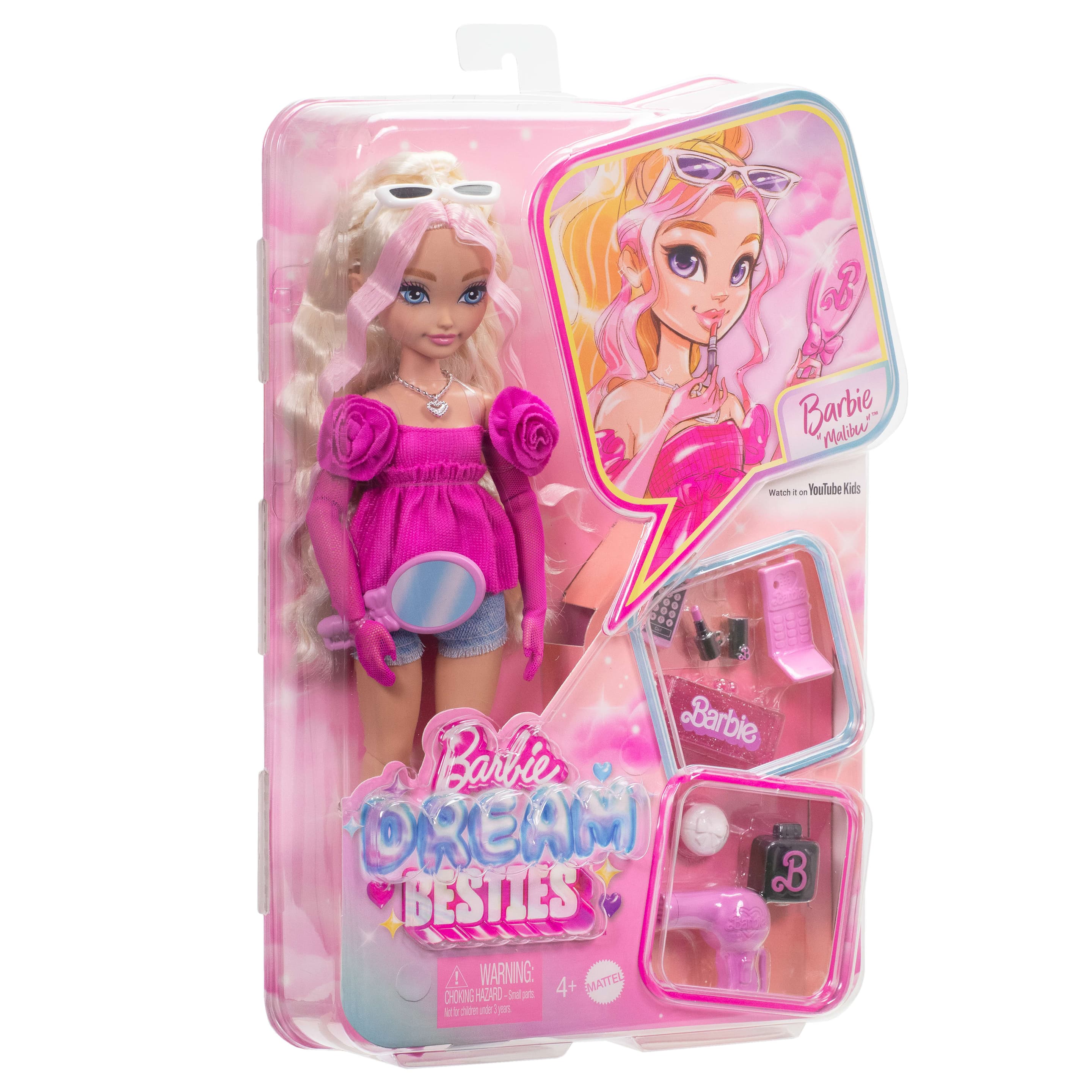Produktbild Barbie Dream Besties Barbie Malibu Puppe 2 von 10