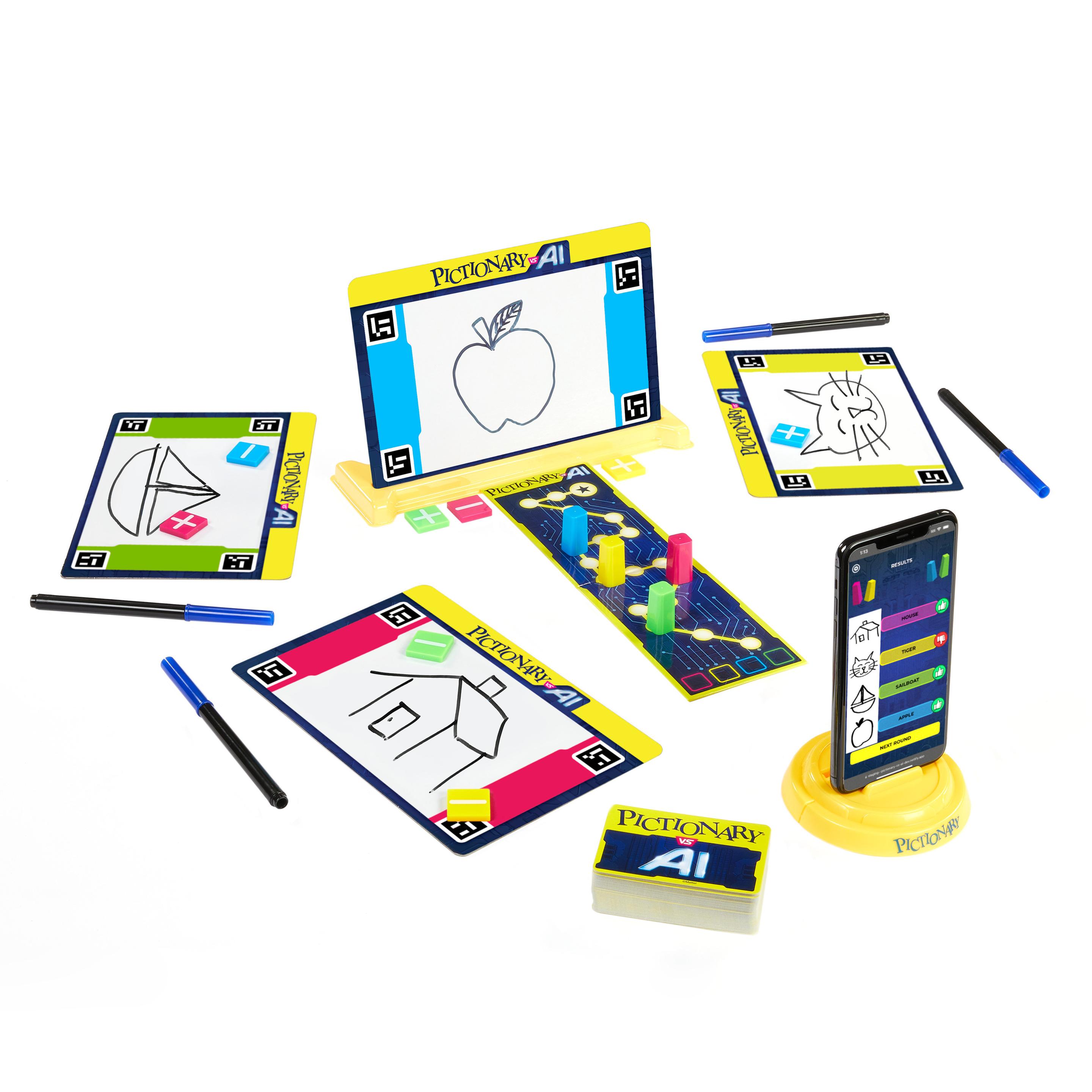 Produktbild Pictionary Vs. KI, Familienspiel mit künstlicher Intelligenz für Kinder und Erwachsene, ideal für Spieleabende 5 von 6