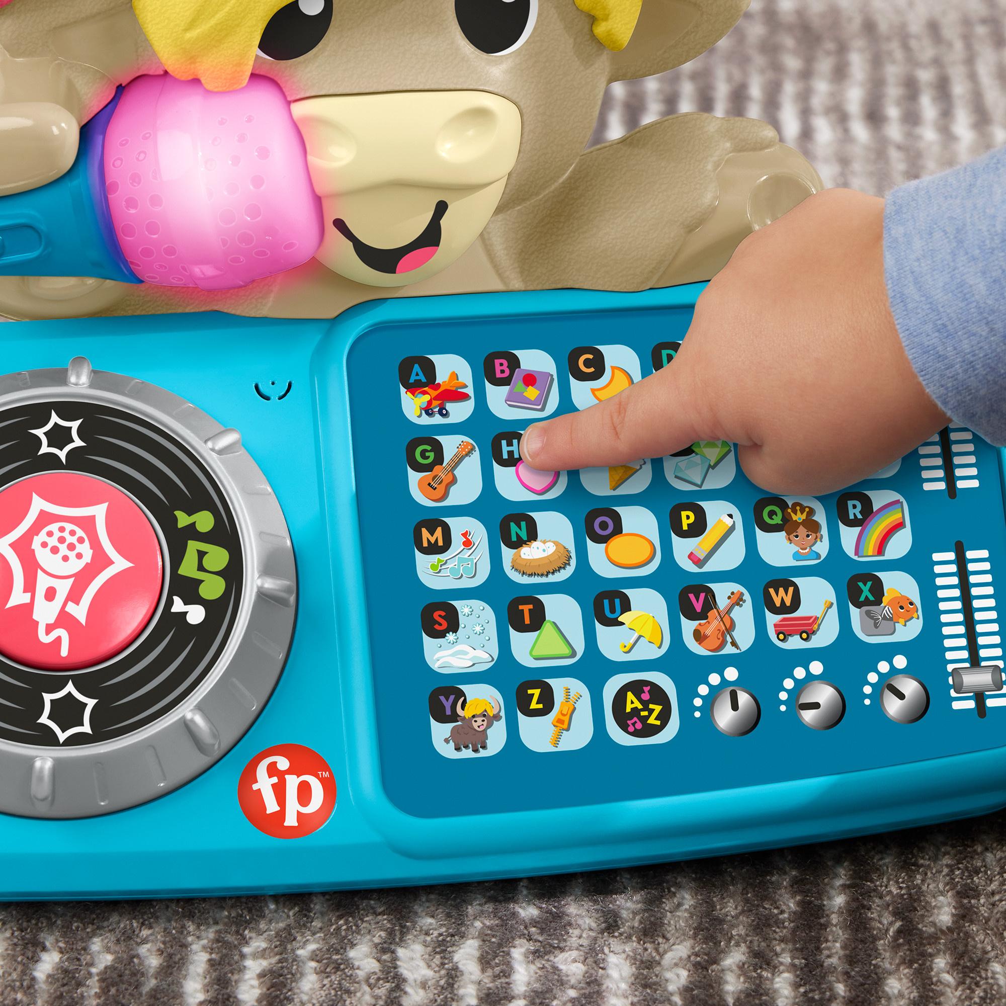 Produktbild Fisher-Price Beat Bande ABC DJ-Yak Taylor, Lernspielzeug für Babys mit Musik und Lichtern, deutsche Ausgabe 4 von 6